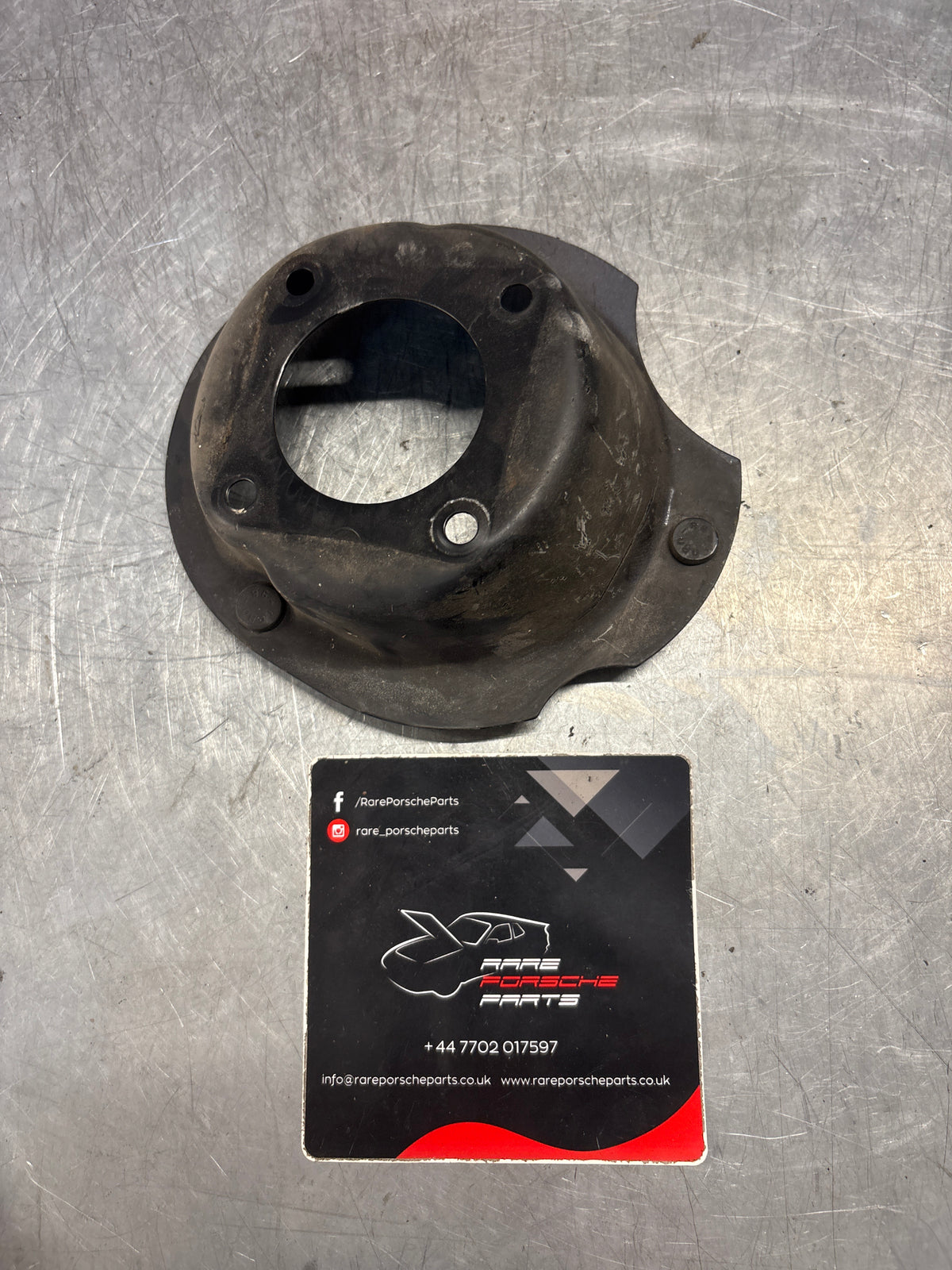 Porsche 924 brake booster plate bracket, used 477611947D