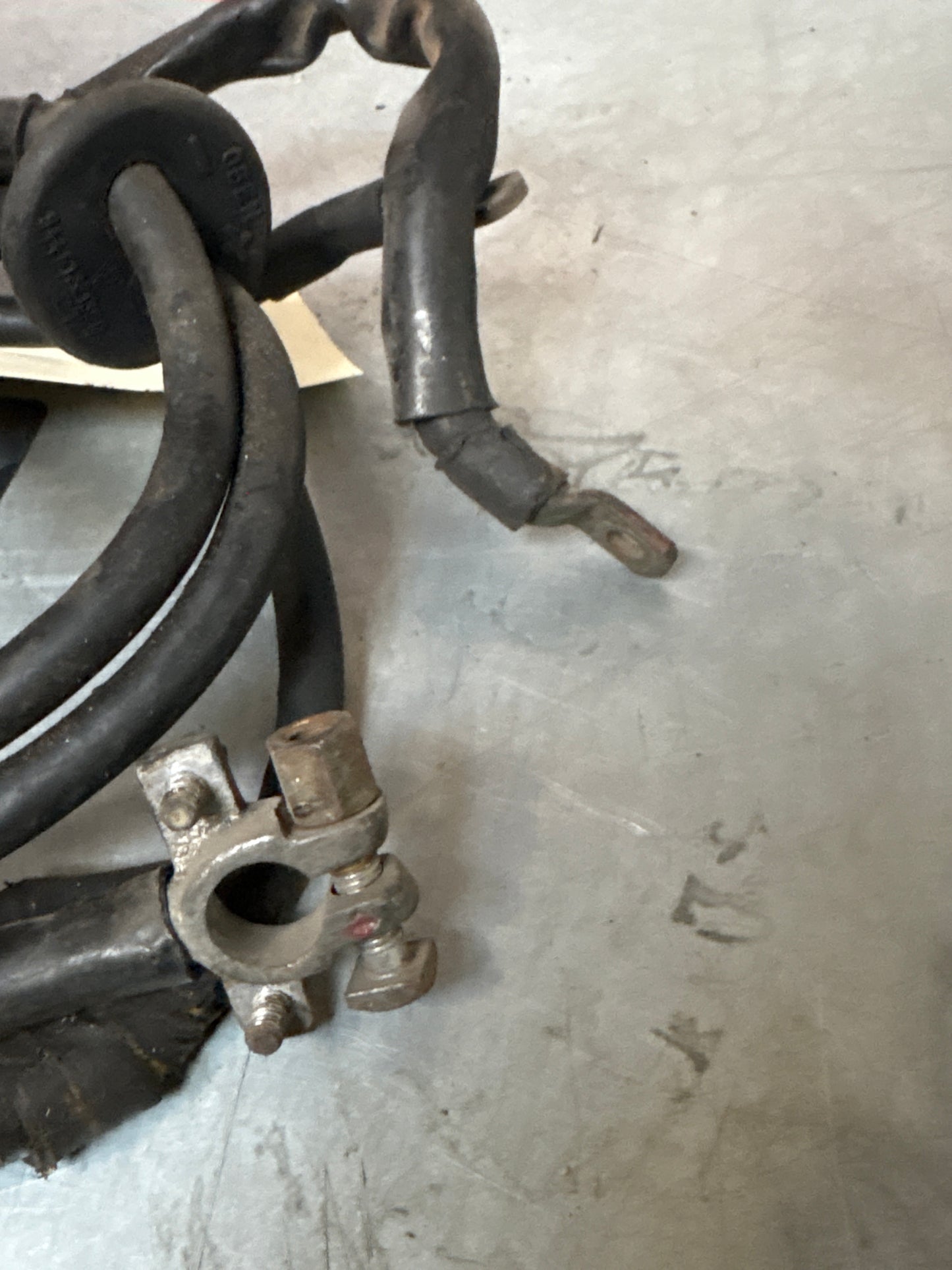 Porsche 944 battery starter cable, used