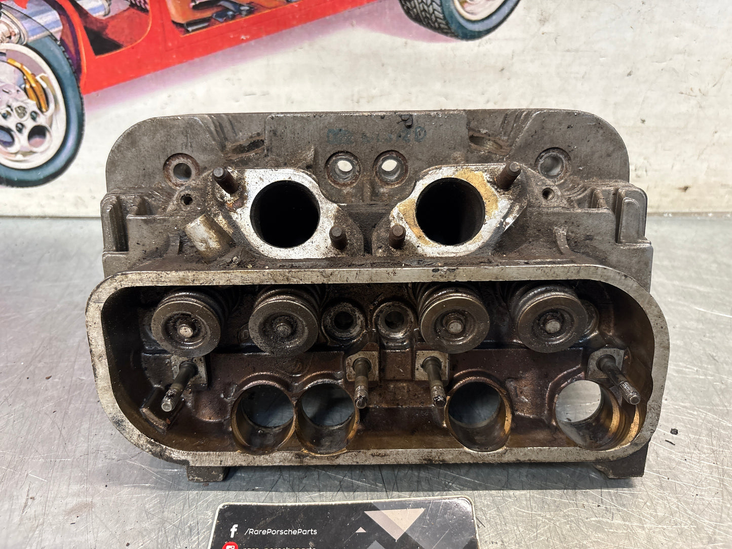 Porsche 914, cylinder head, right side, used 021101371Q