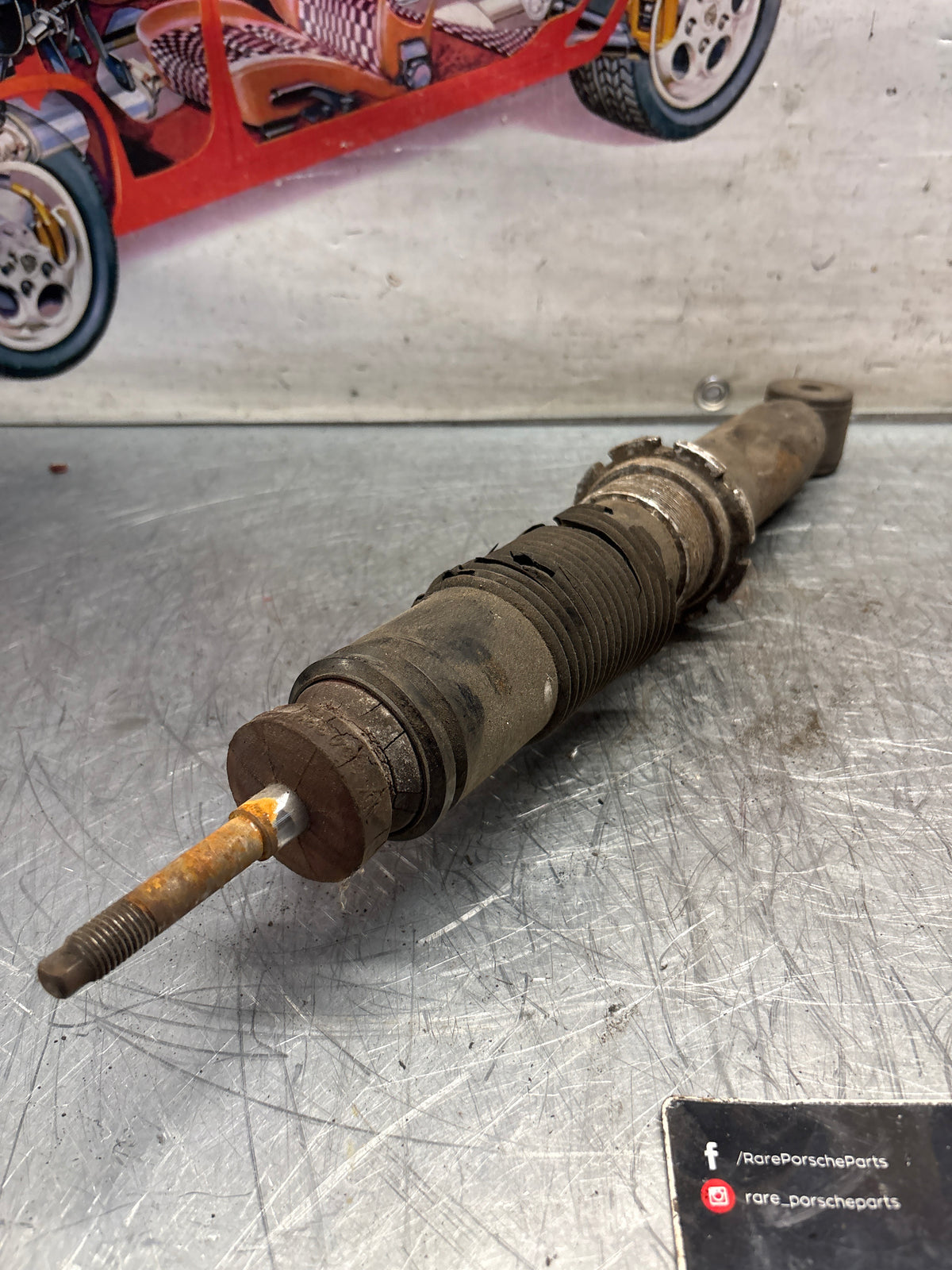 Porsche 911 964 rear shock absorber, used 96433305700
