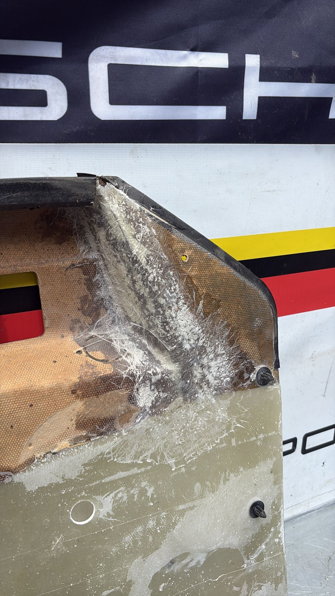 Porsche 924 / 944 early right electric Used door card, black, 477867012 no fabric!