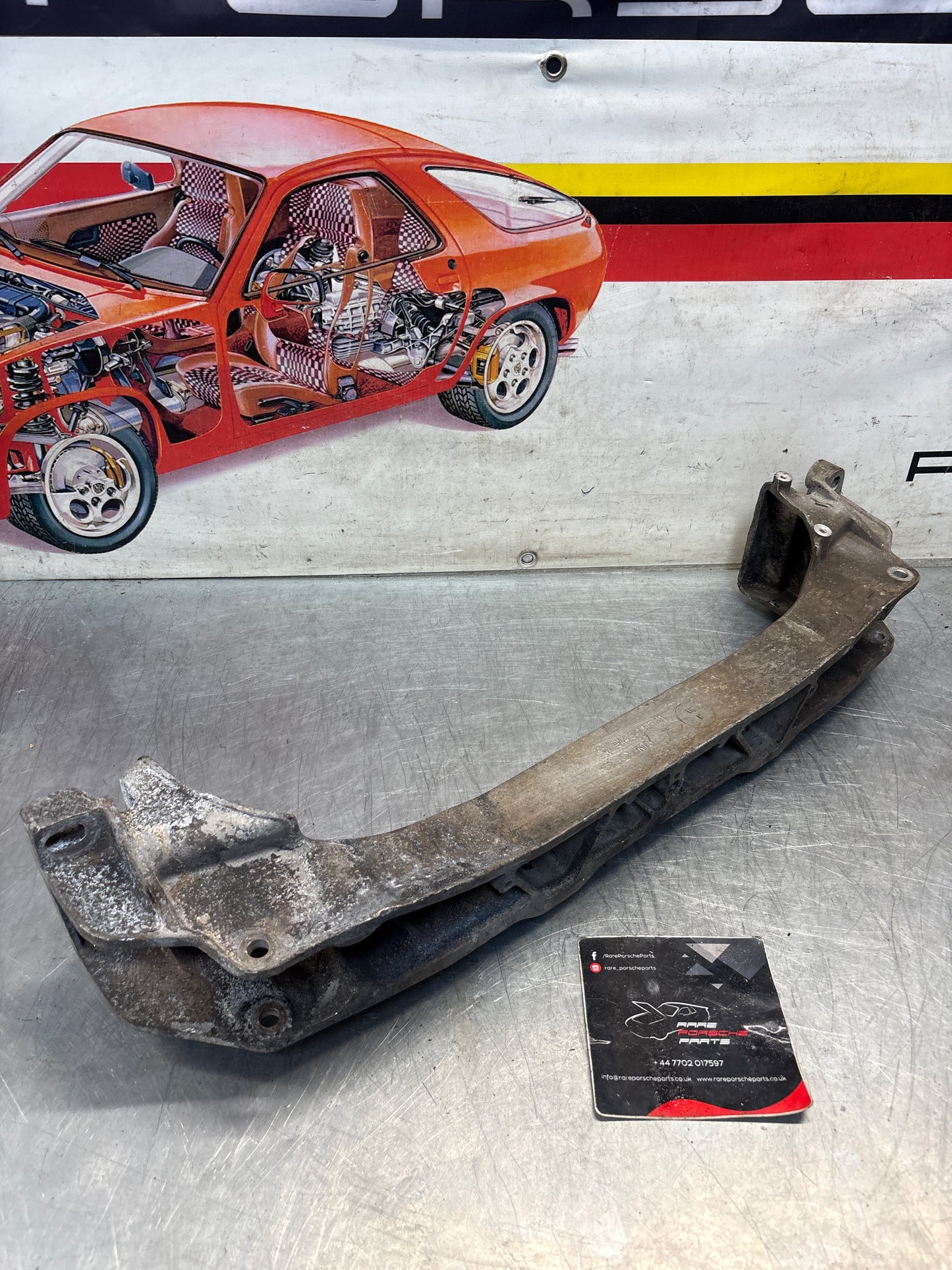 Porsche 944 Engine subframe bracket, used 94434110301
