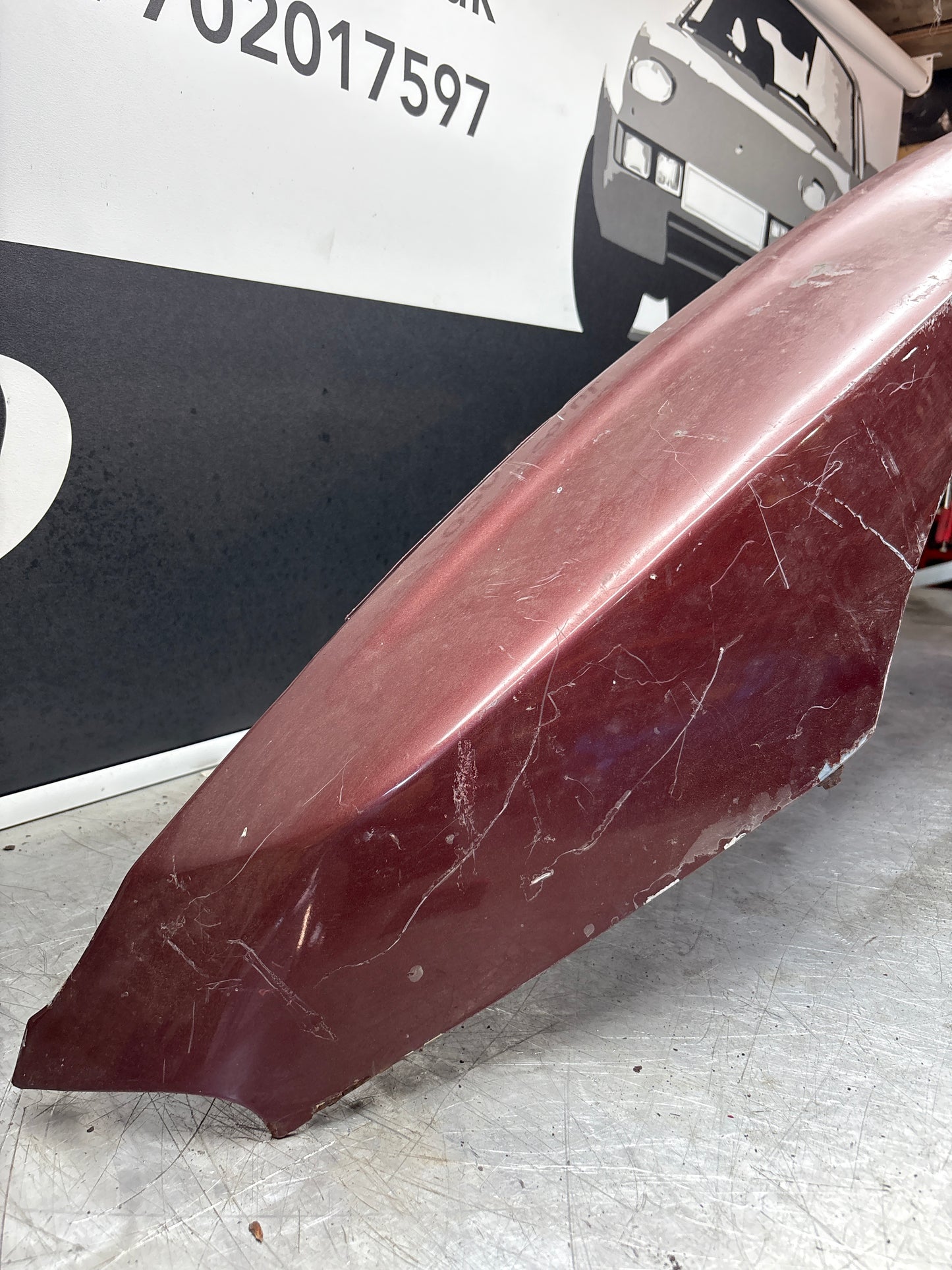 Porsche 944 left front wing, please see photos, used