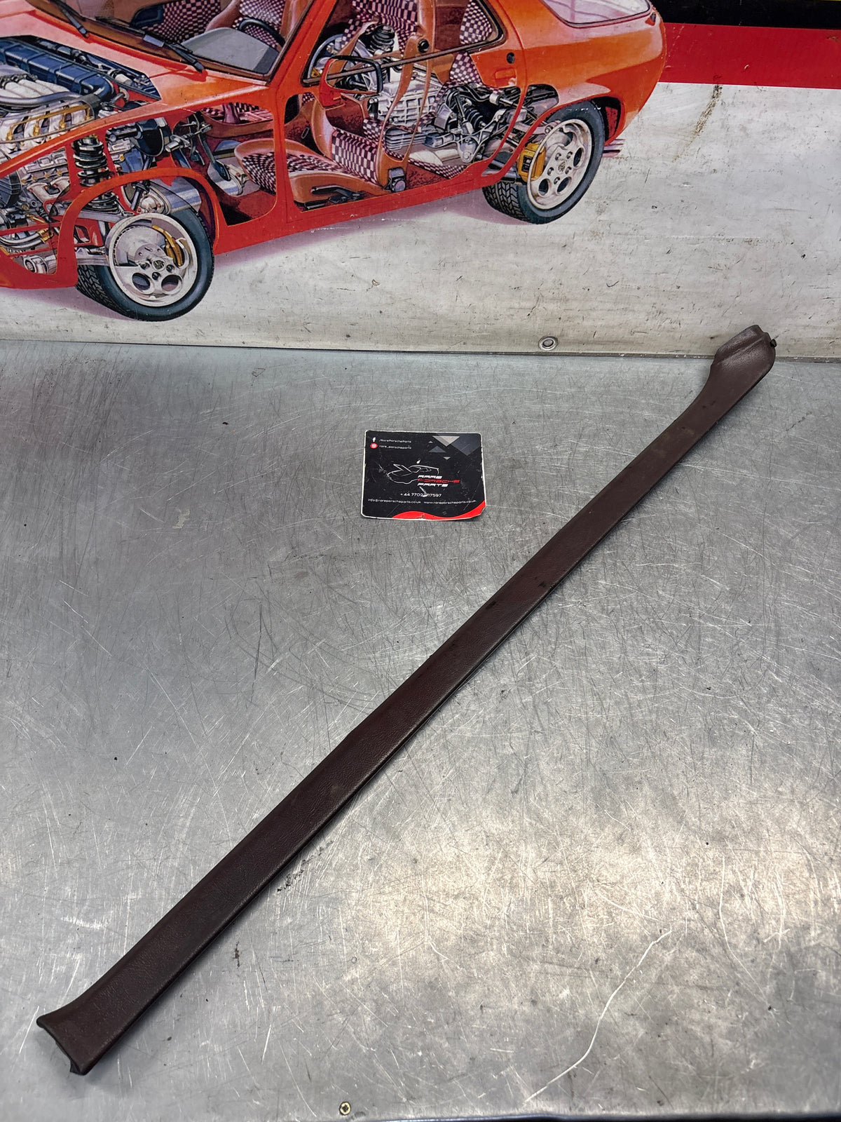 Porsche 928 tailgate trim, right, off side, burgundy, 92855503802, used