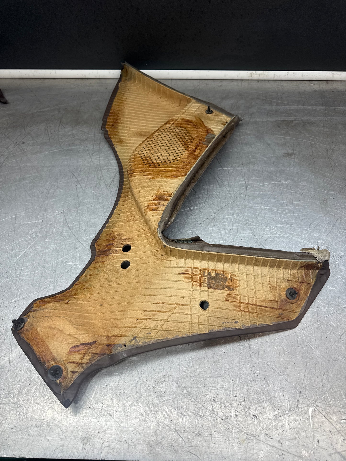 Porsche 944 924 brown rear interior C Post trims/cards. Quarter panel trim used 94455502101 94455502201