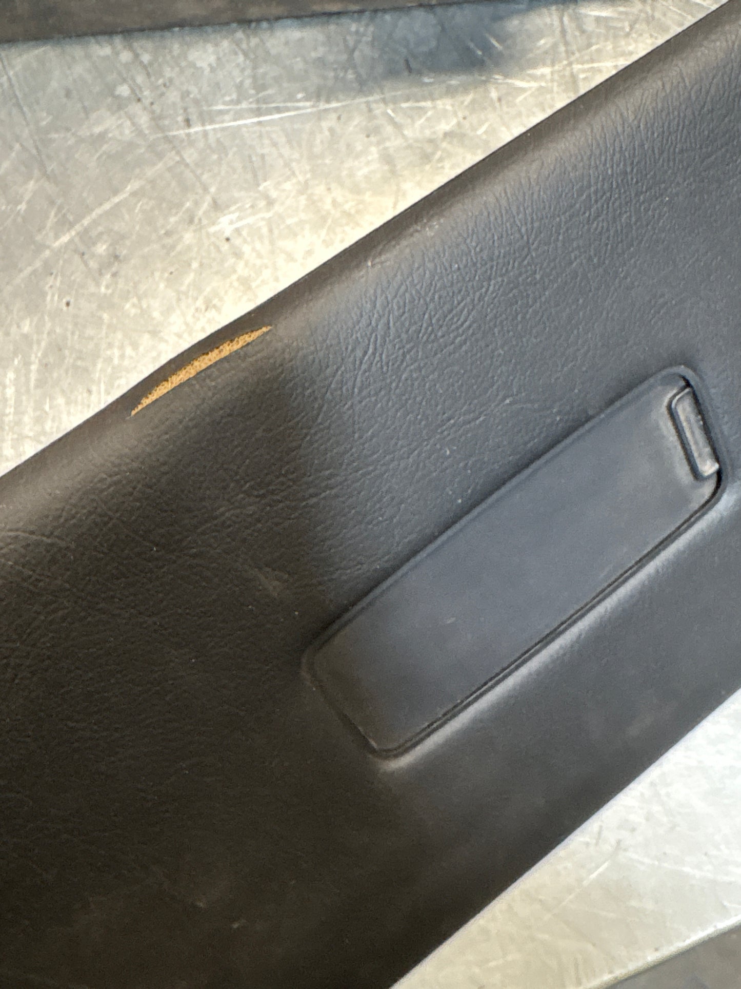 Porsche 944 right sun visor with mirror, Black, used 94473103201