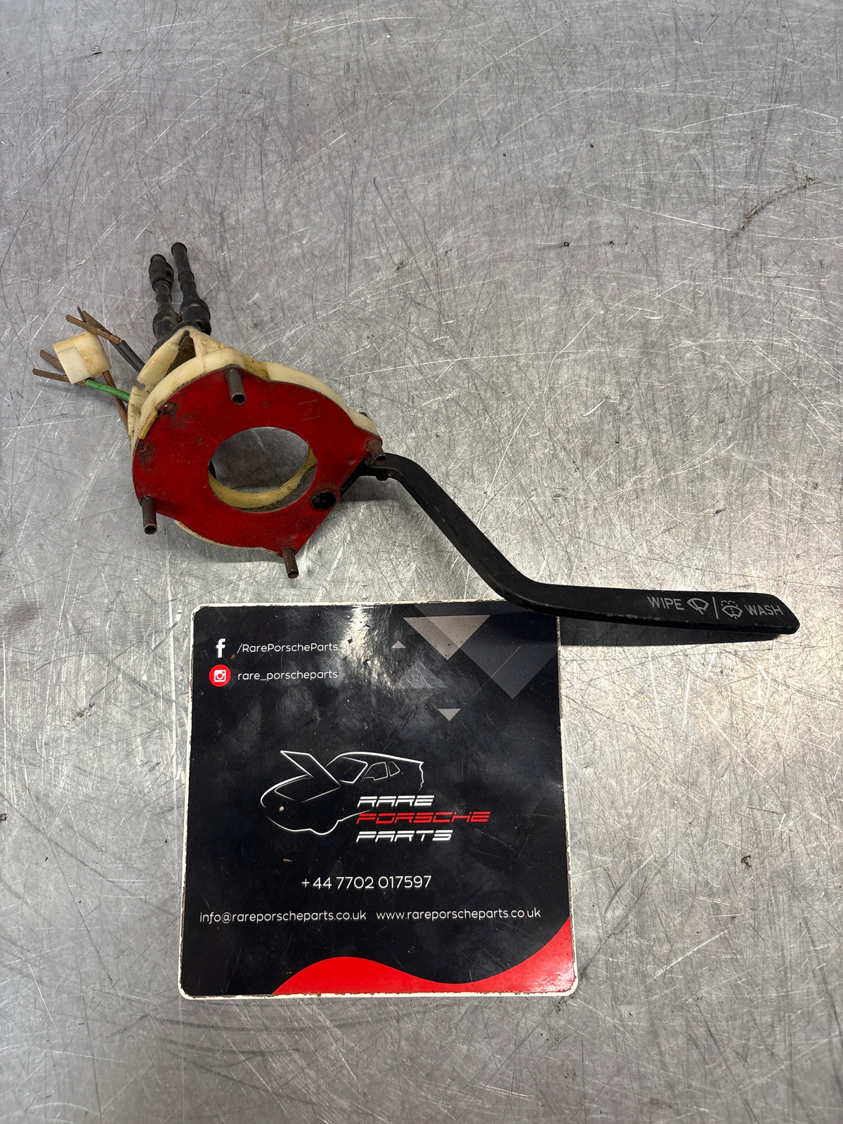 Porsche 914 steering coloumn wiper switch, used 91461391515
