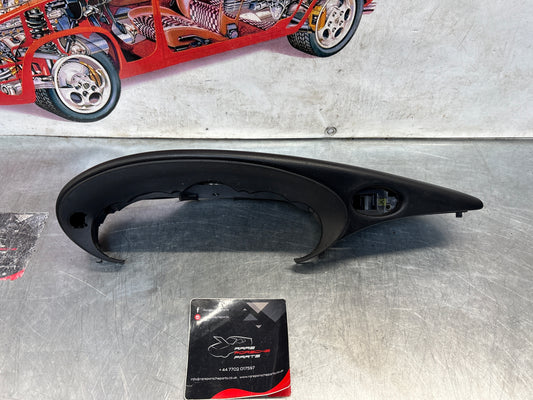 Porsche 911 996 dasboard cluster trim, used, black 99655205902