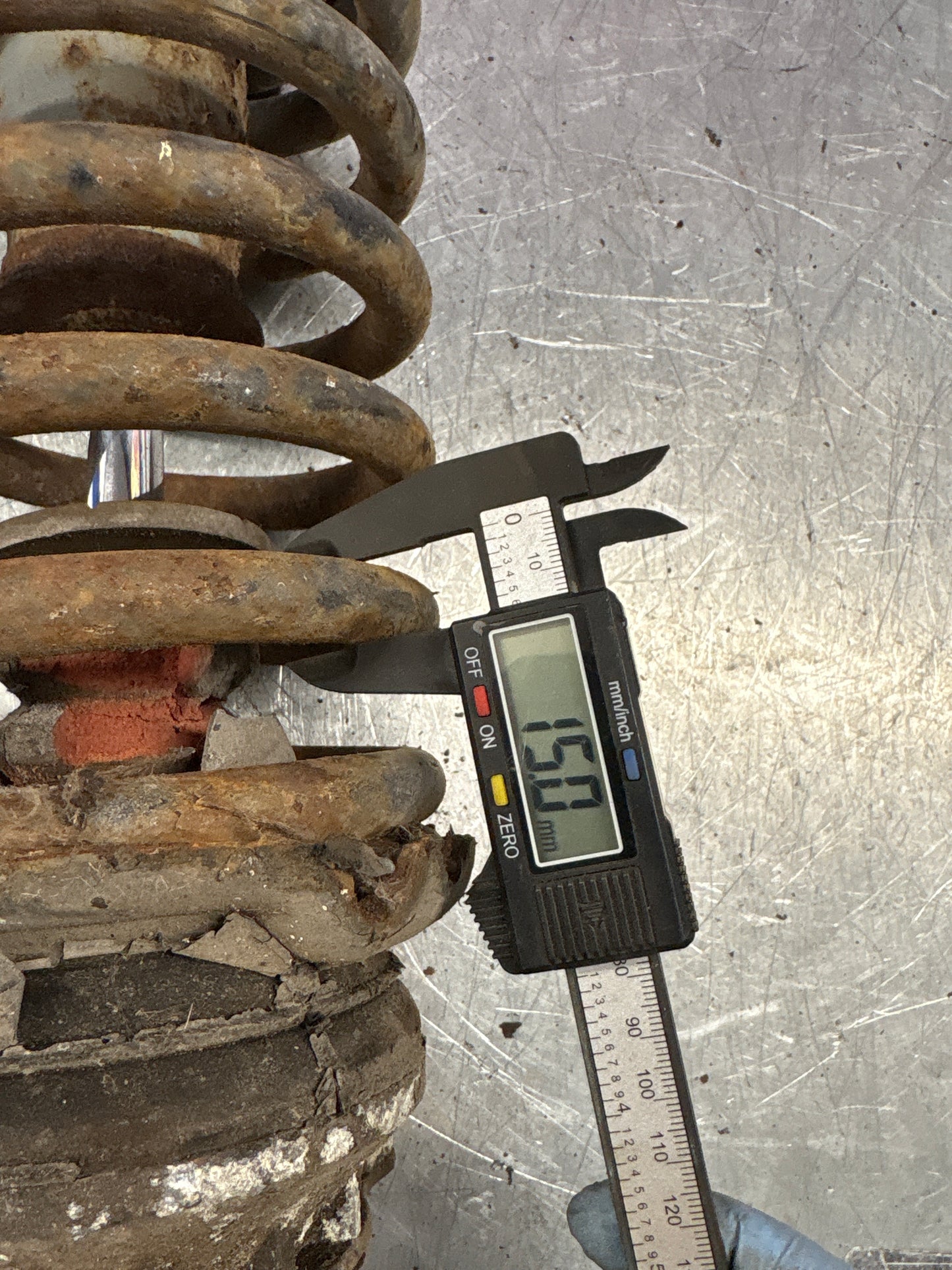 Porsche 928 Front shock absorber, used 92834305507