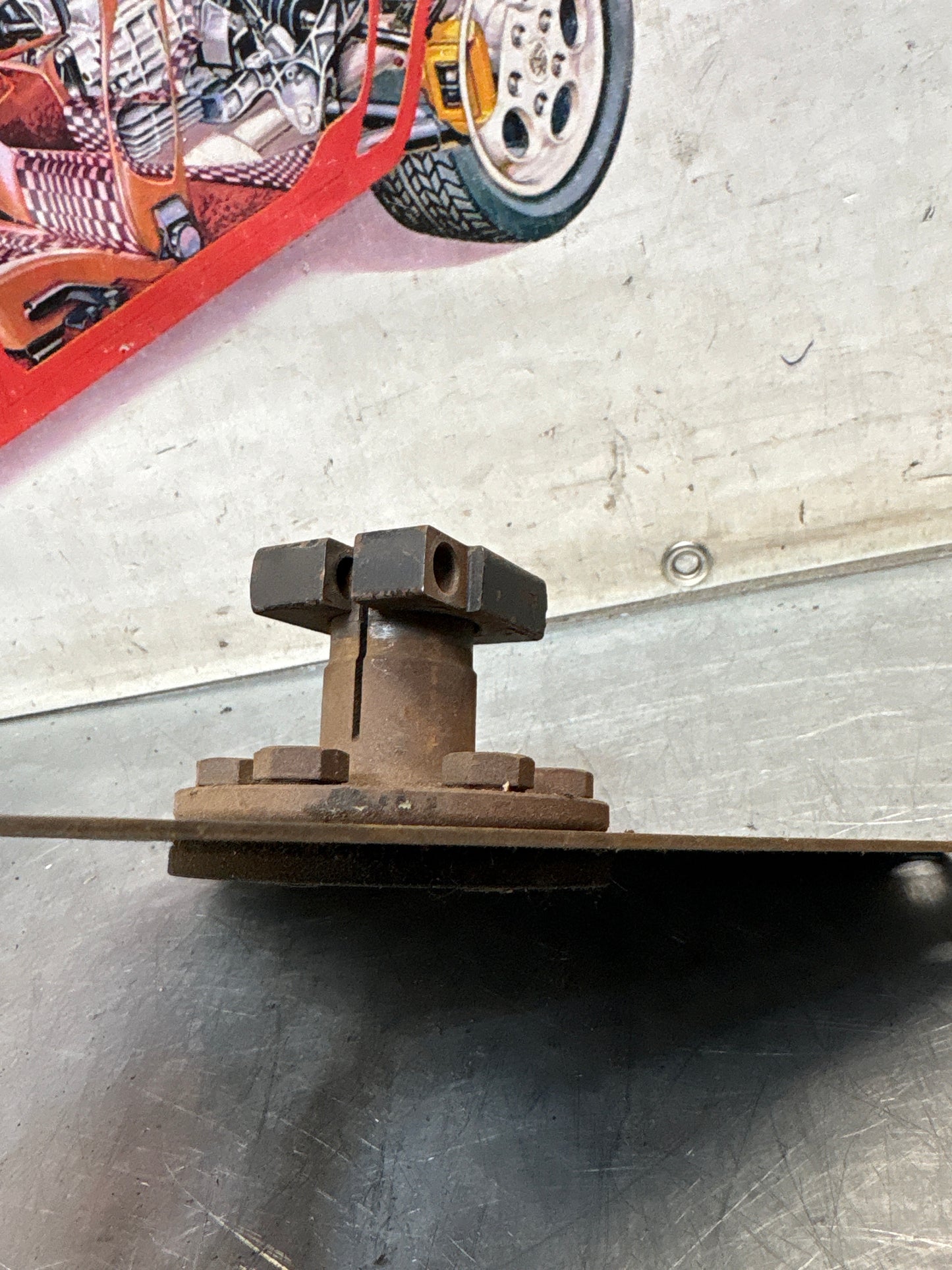 Porsche 928 1978-1982 3 speed automatic single plate flange disc, used 92211604103