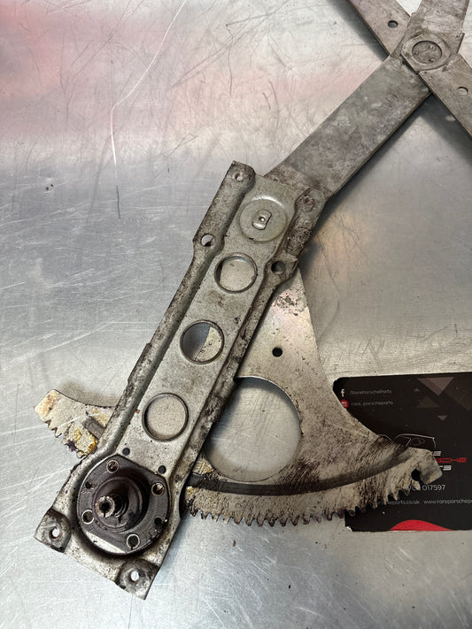 Porsche 924 944 Manual window regulator, used, left 477837441A