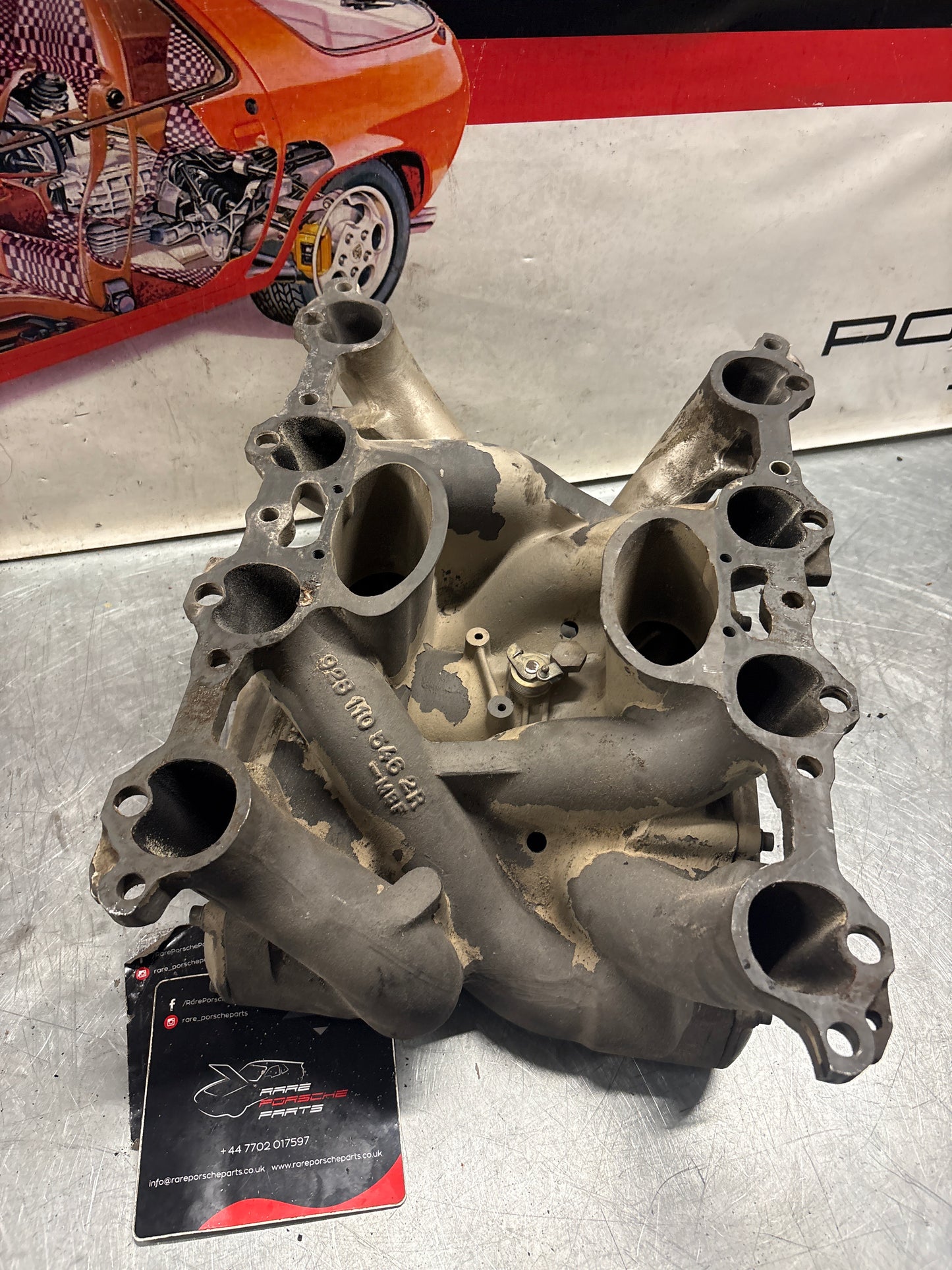 Porsche 928 S4 Intake manifold, used 9281105462R
