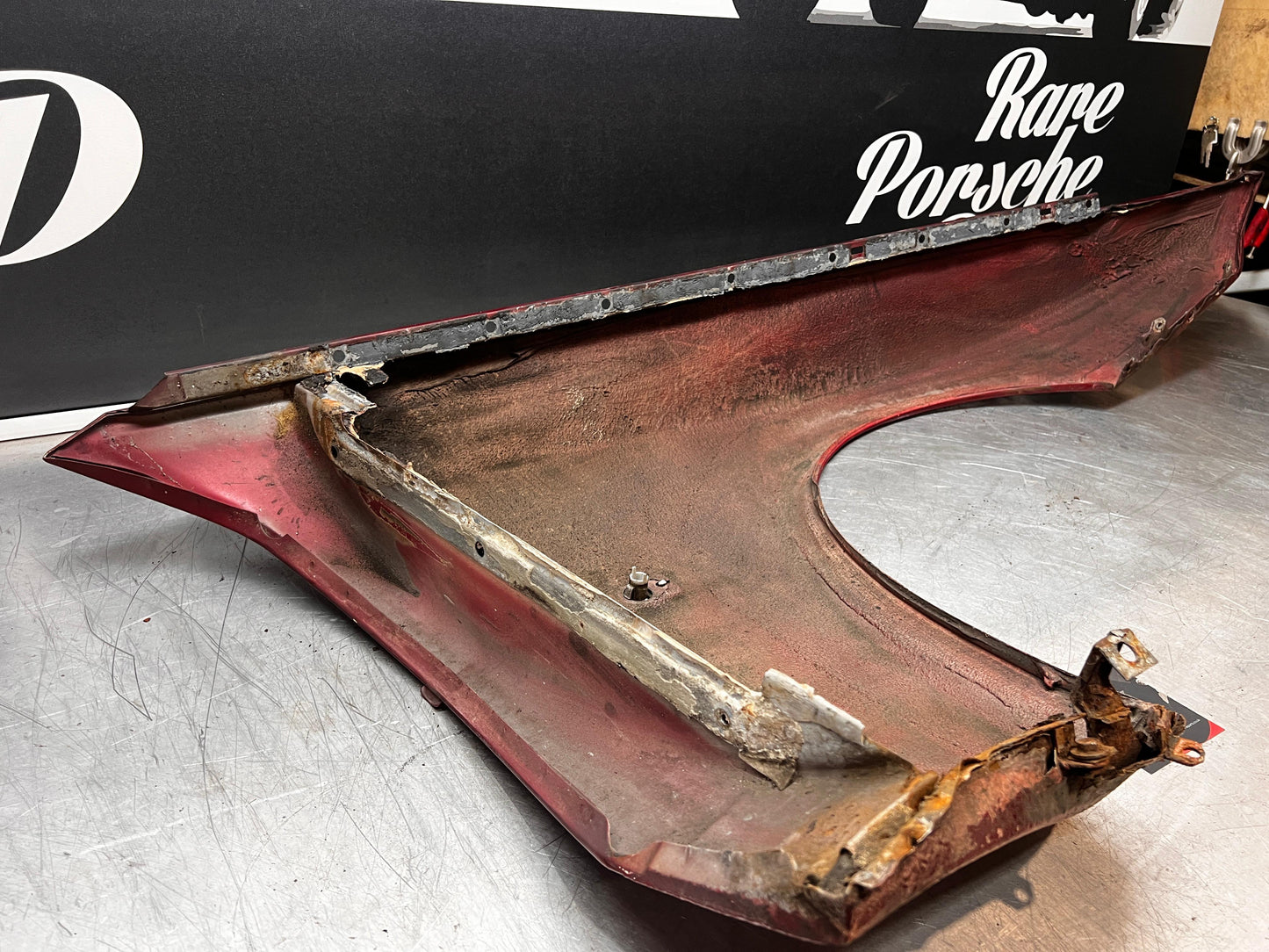 Porsche 944 S2 Turbo left front wing, spares or repair, used 95150302103