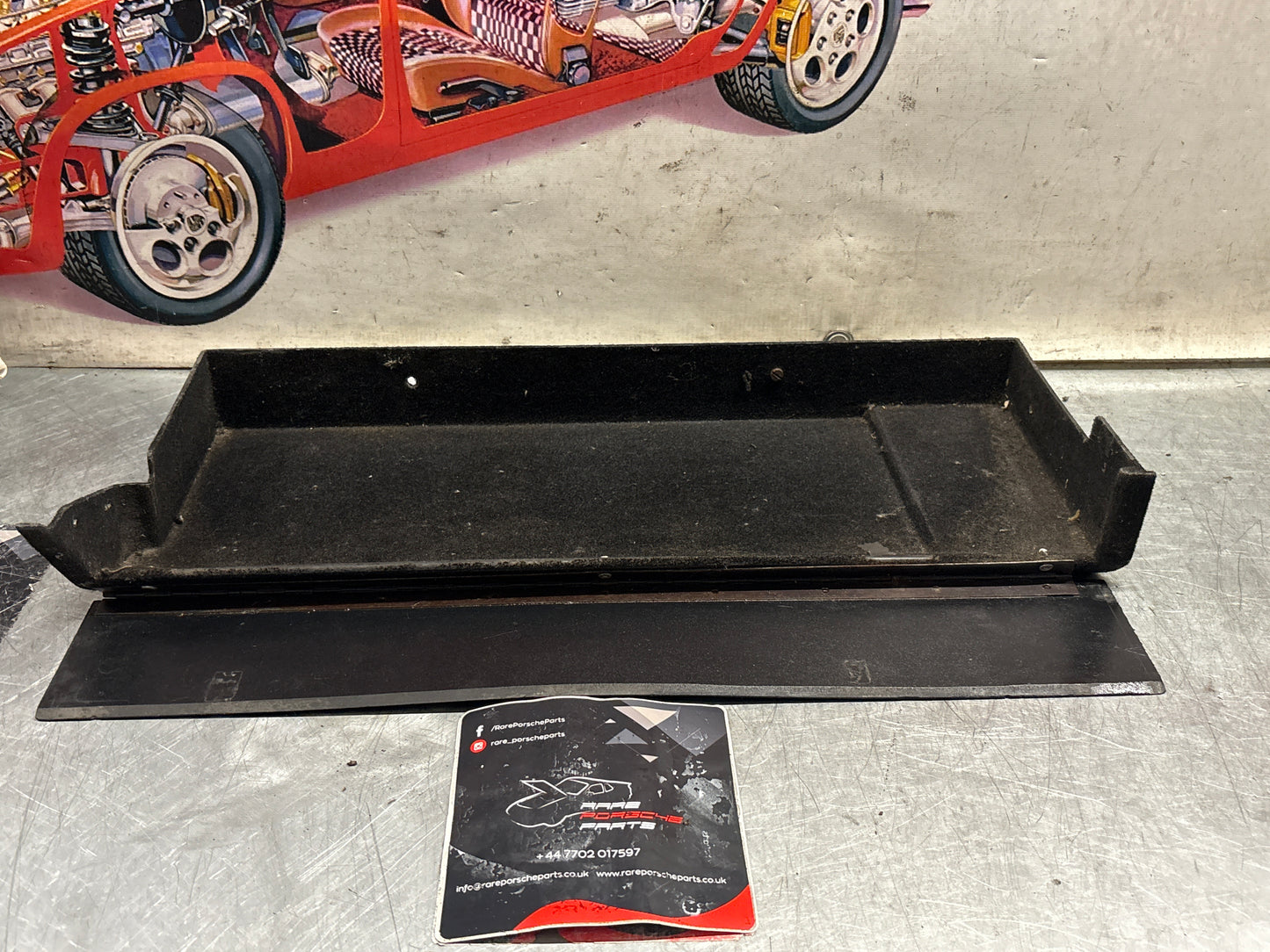 Porsche 924 944 under glove box shelf 477857836 LHD only, used