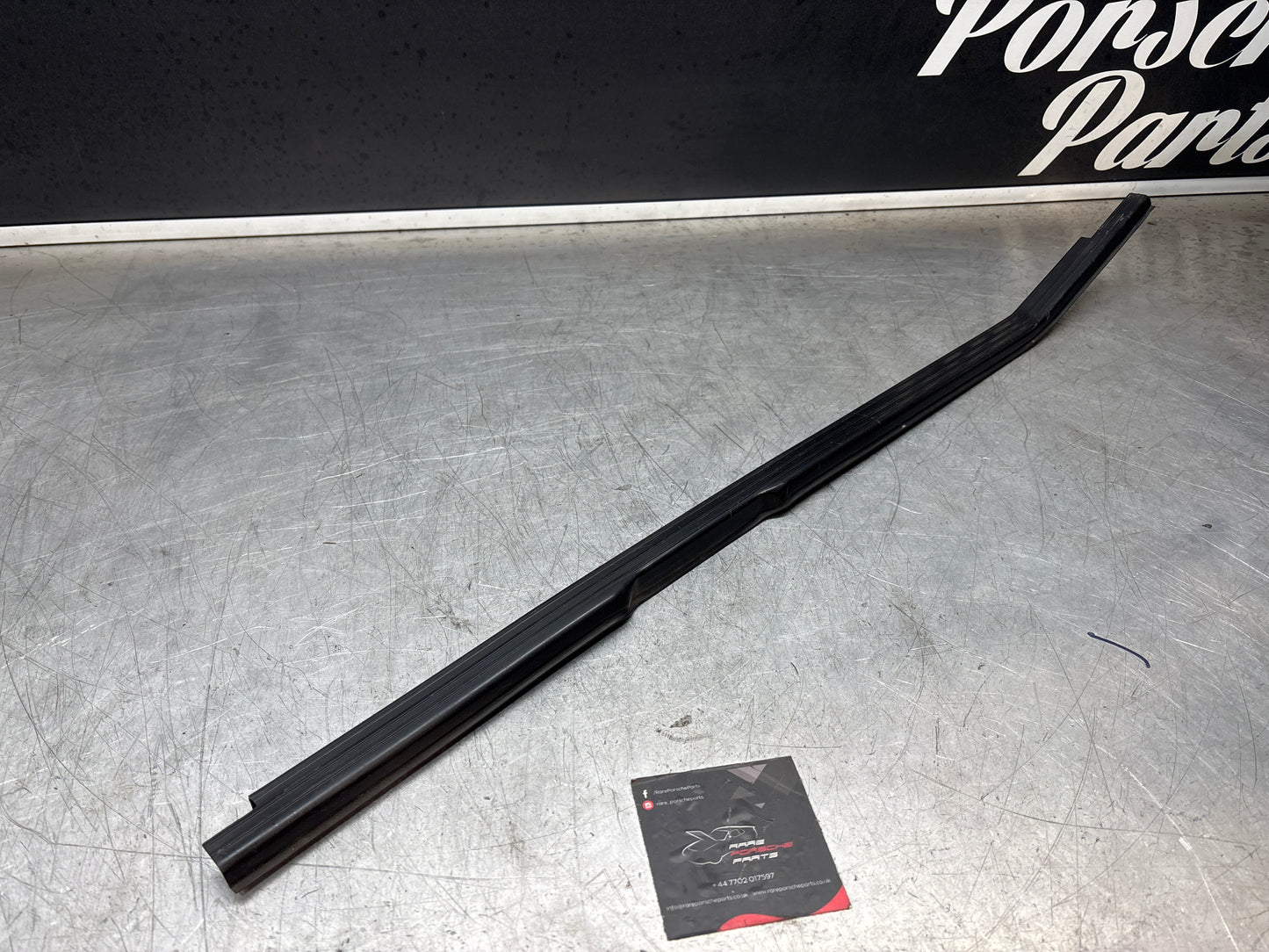 Porsche 944 85.5- right sill trim, used 94455112200 no cracks