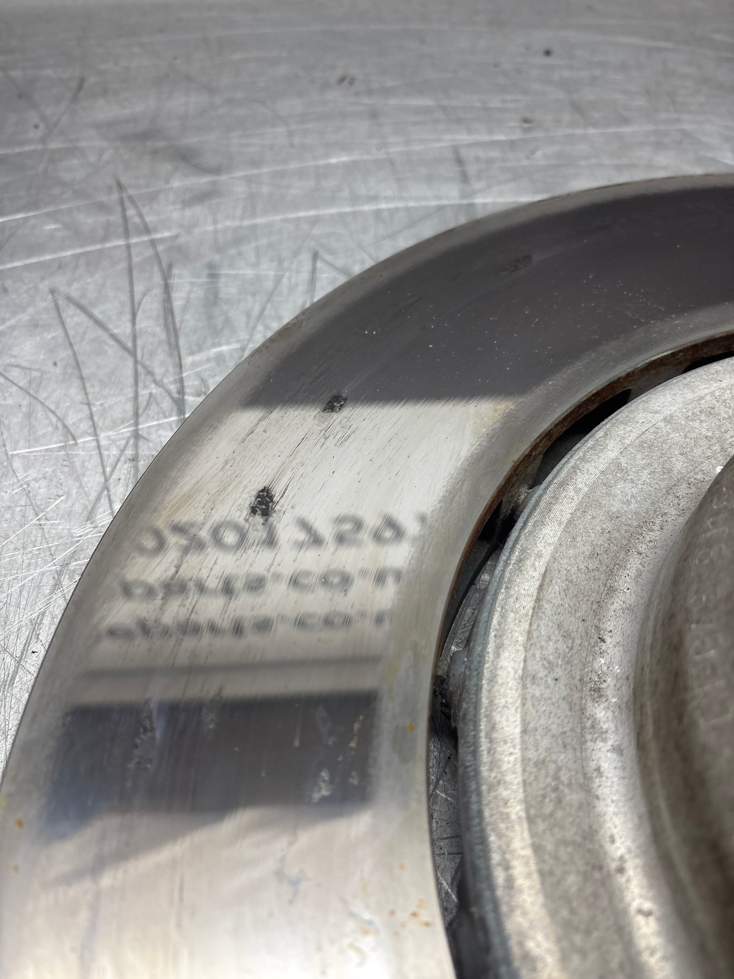 Porsche Taycan Front Left Disc Brake Rotor 9J1615301B, used