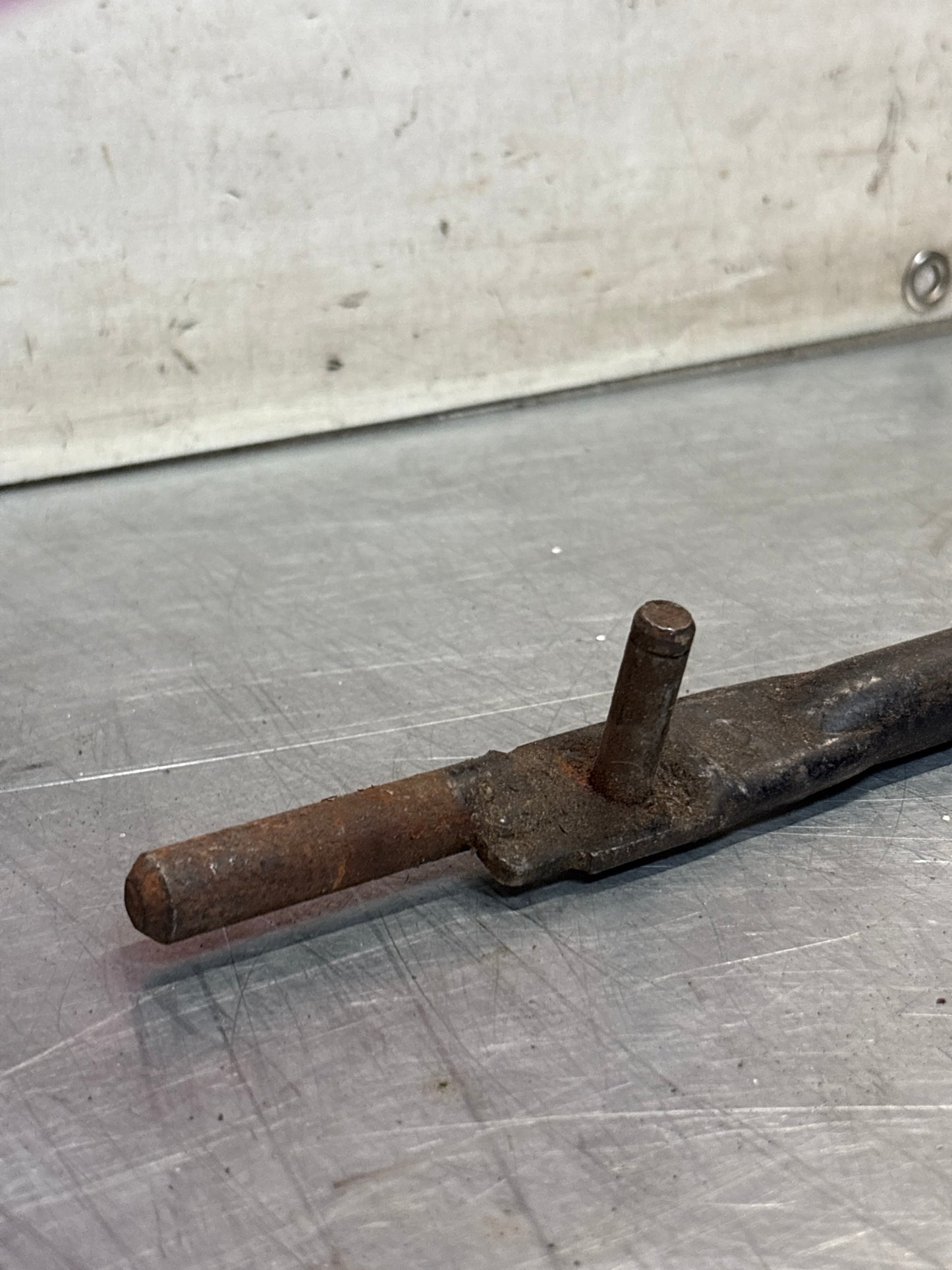 Porsche 924 dog leg gear shaft rod, used 477711154