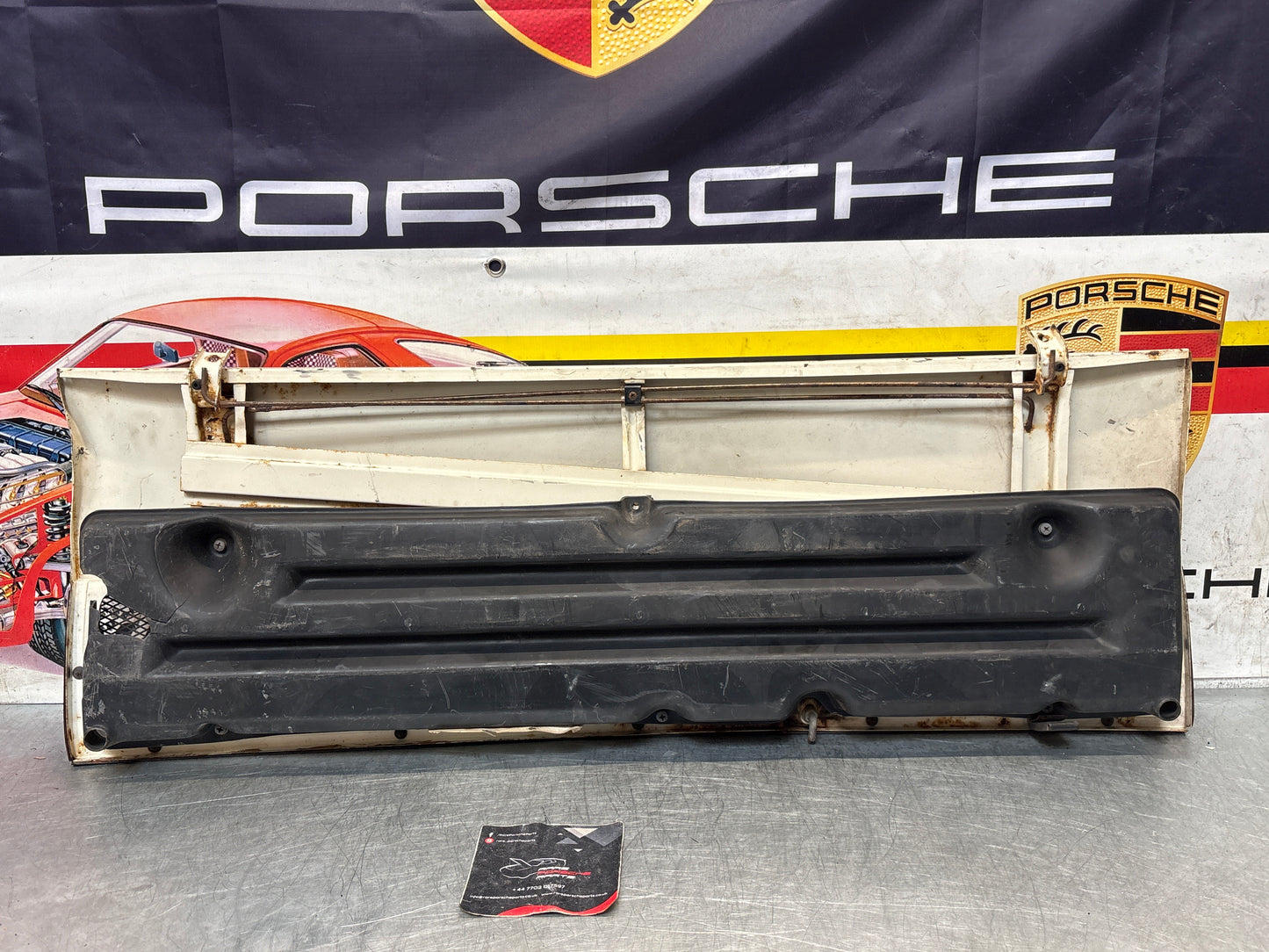 Porsche 914 rear bonnet engine lid cover, used 91451202210