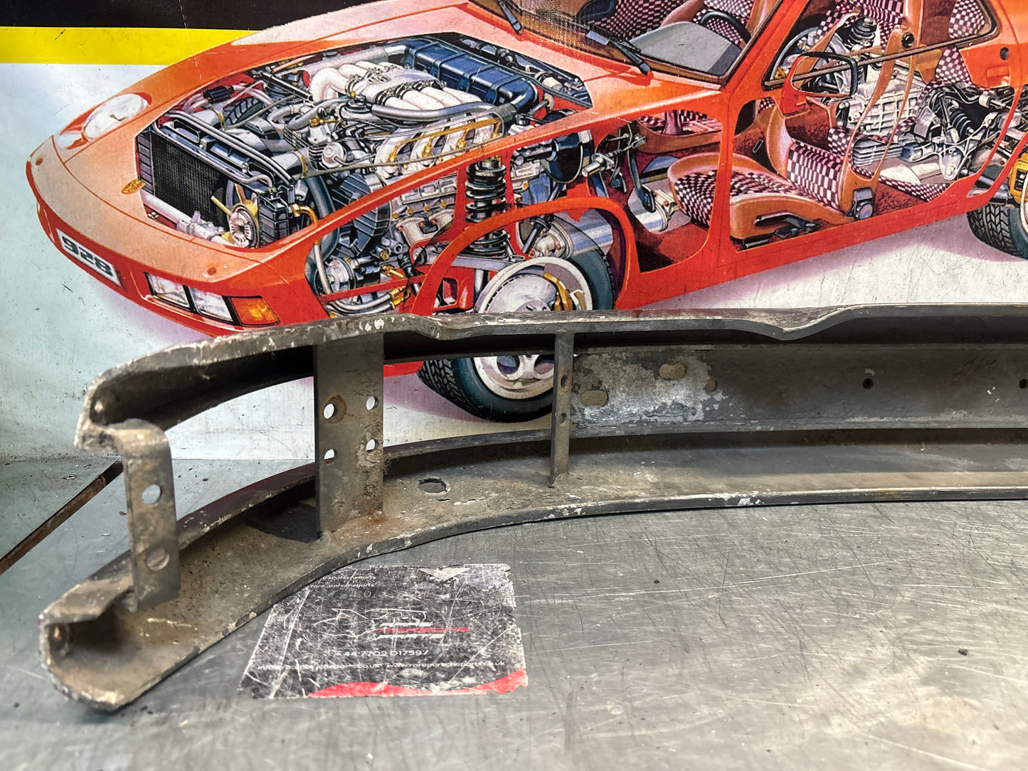 Porsche 911 G front bumper, used 91150501112