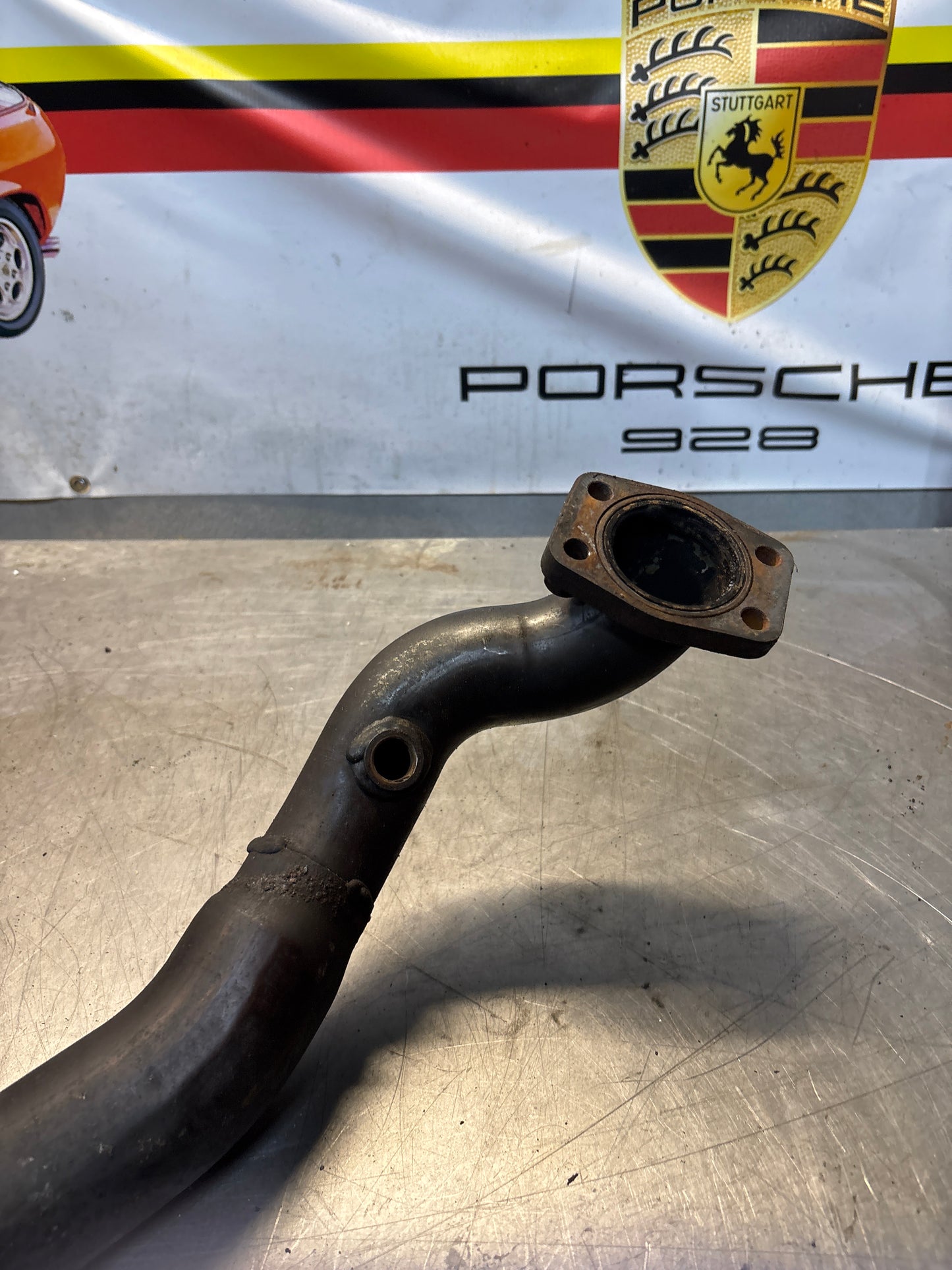 Porsche 944 Turbo exhaust cross over pipe 95111109615 used