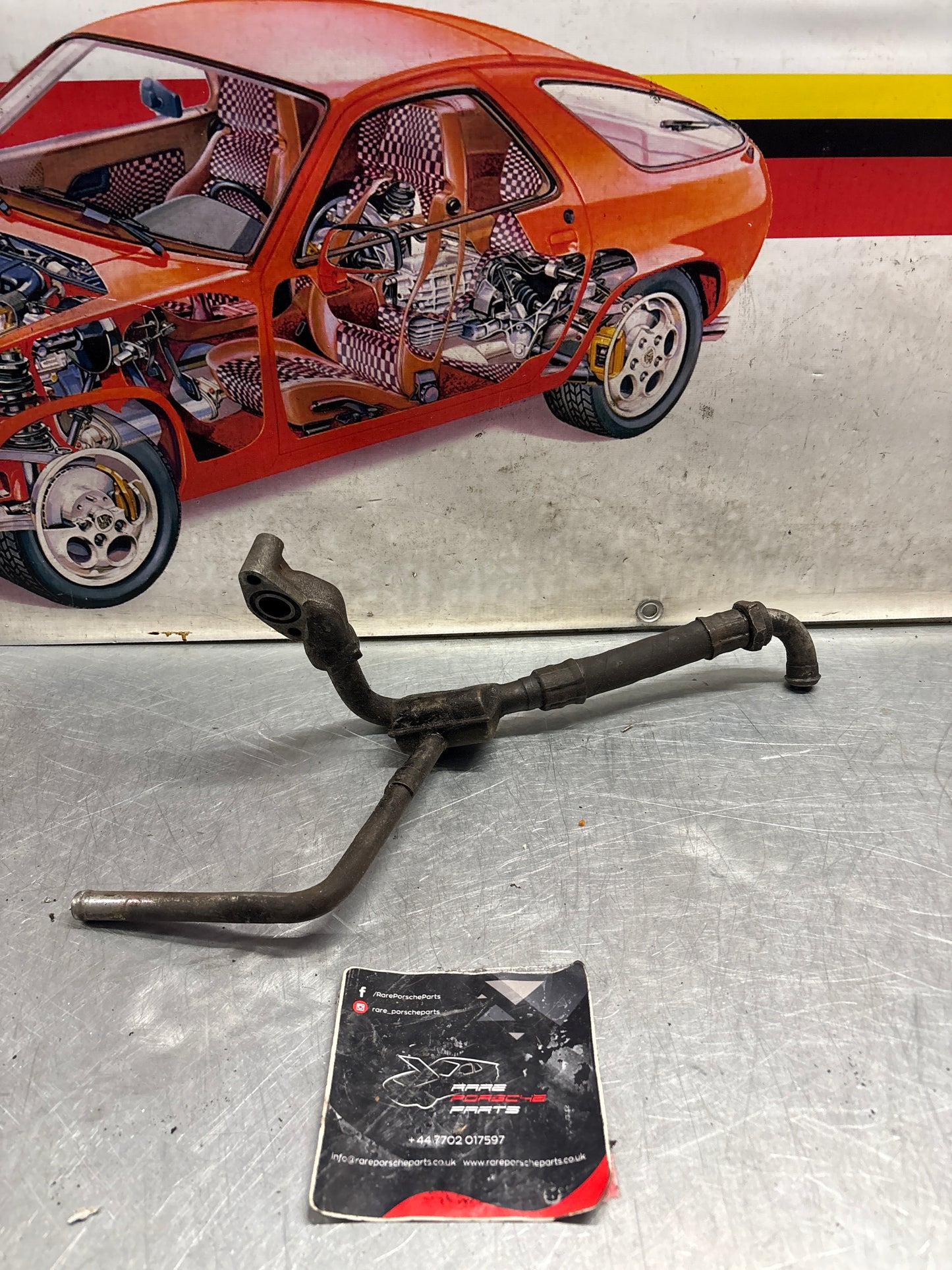 Porsche 924 turbo to sump oil pipe (pre 81) 93110710809 used