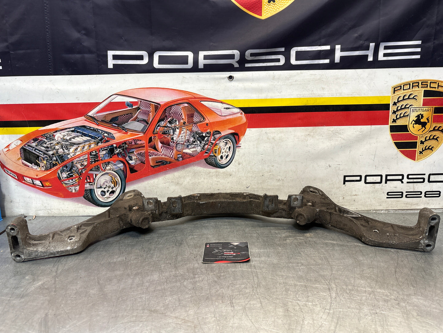 Porsche 928 rear gearbox subframe, used 92833113115