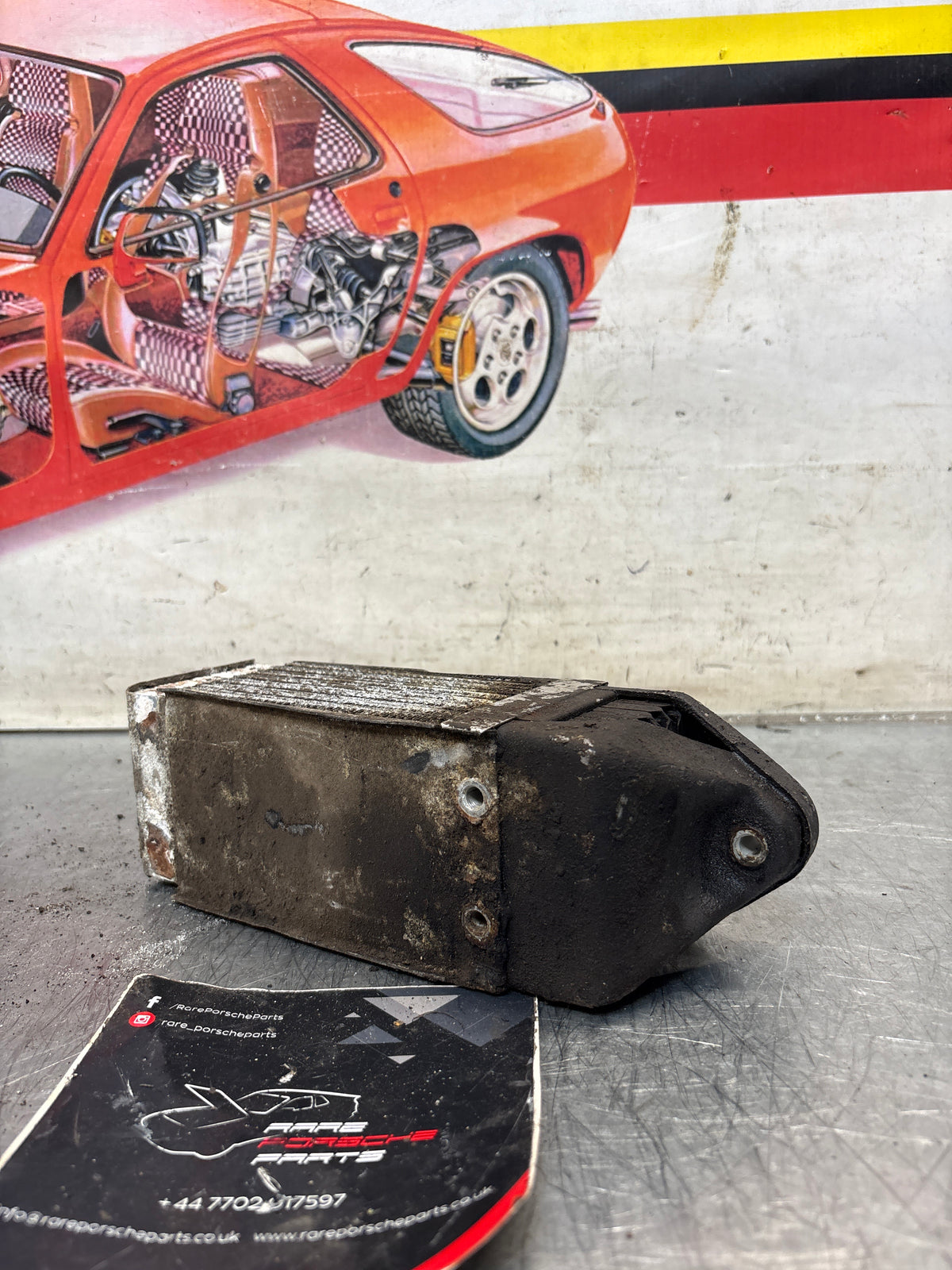 Porsche 914 oil cooler, used 021117021B