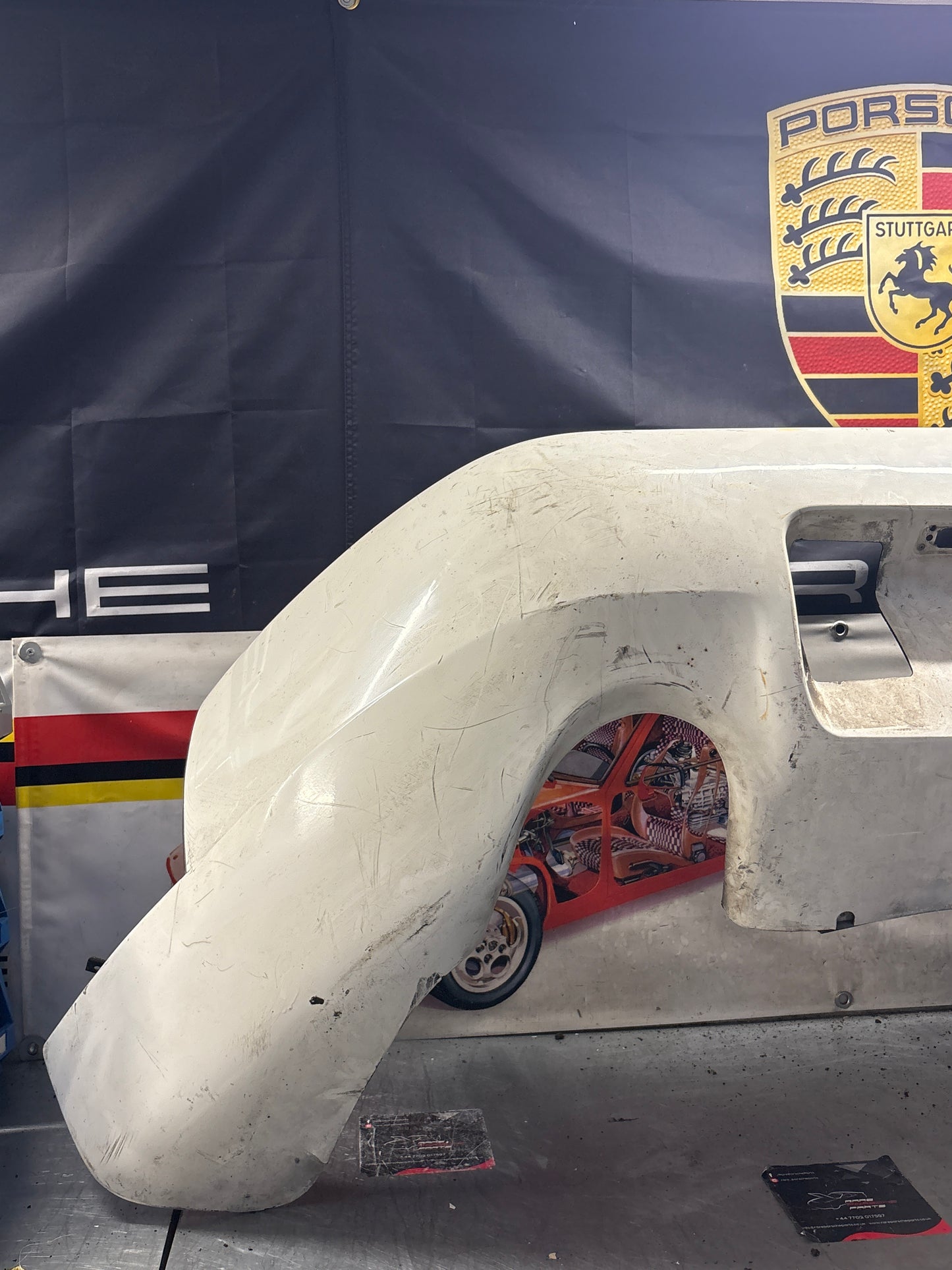 Porsche 928 S/S4 rear bumper, used 92850512320