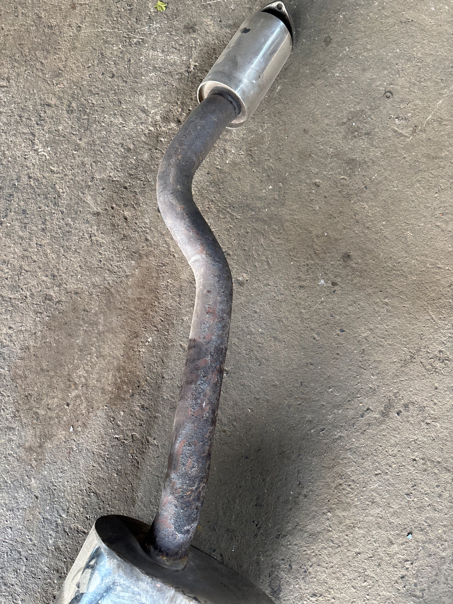 Porsche 944 S S2 Dansk exhaust system rear muffler, used 94411104103