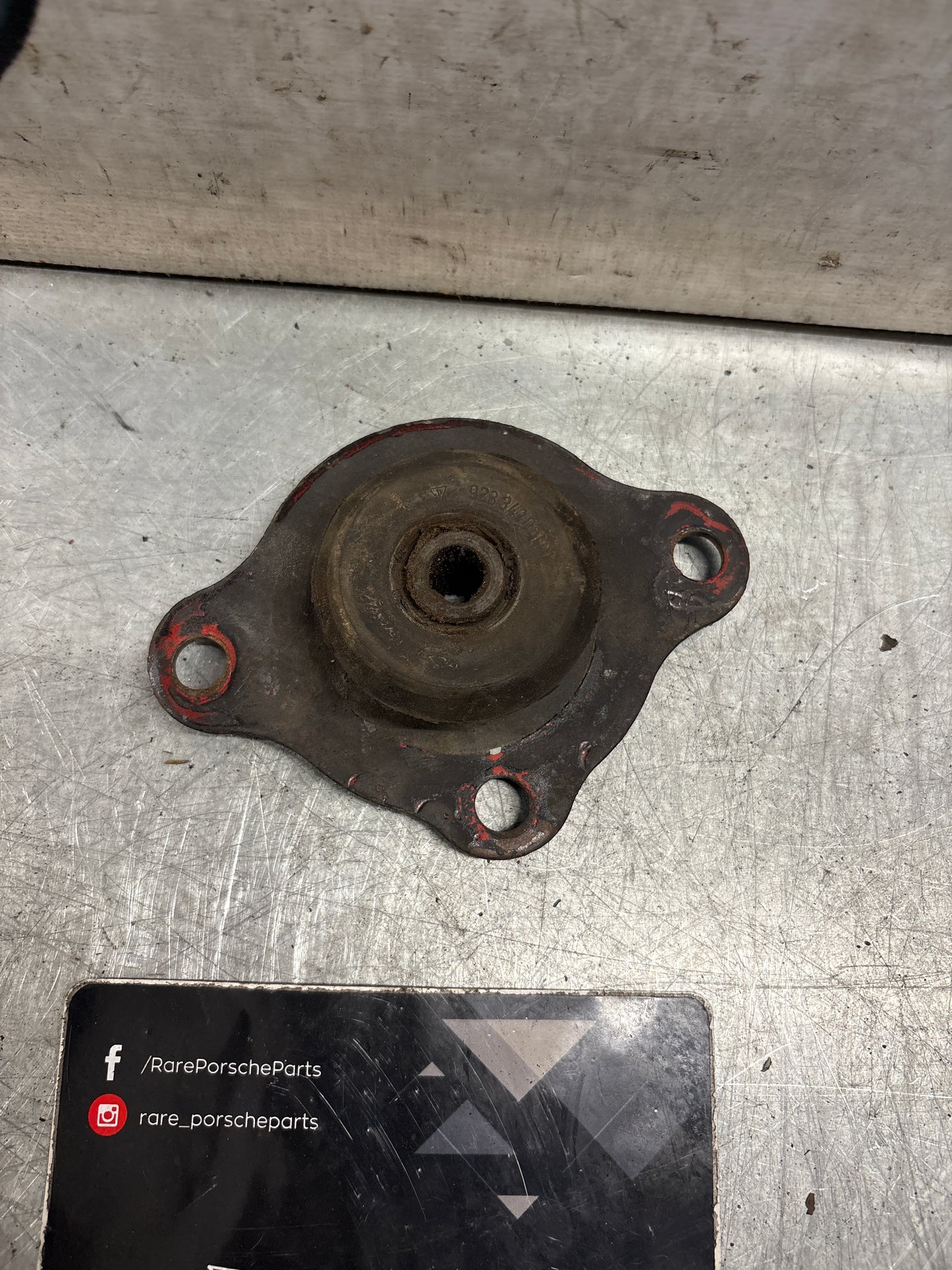 Porsche 928 front shock absorber mounting, used 92834305101