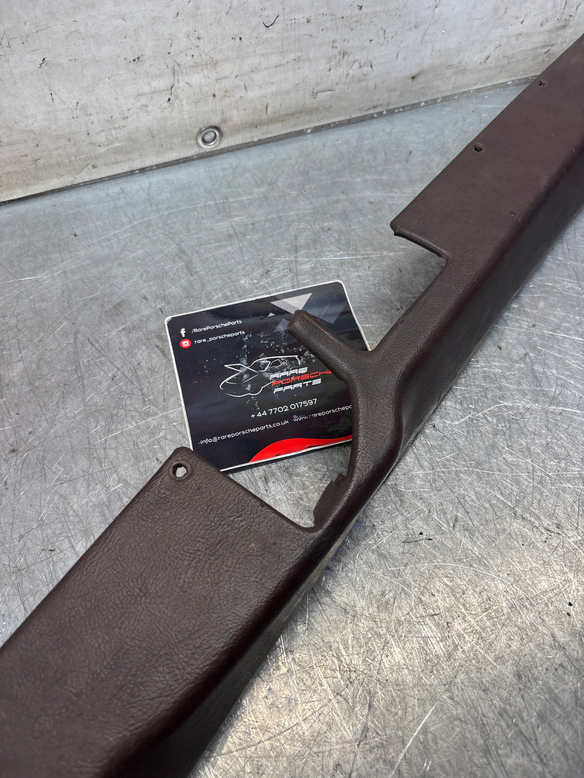 Porsche 928 tailgate interior trim, used, brown 92855504705