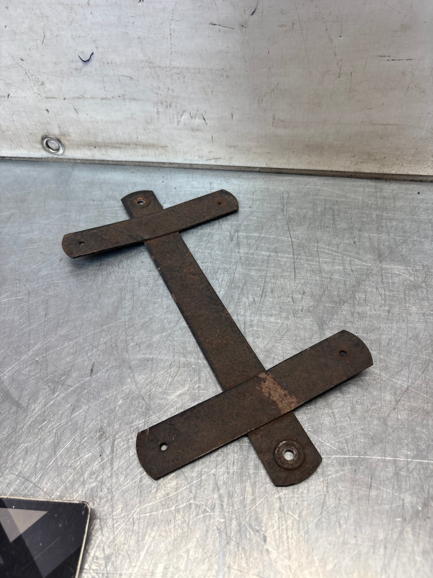 Porsche 928 license plate bracket, used 92870105003