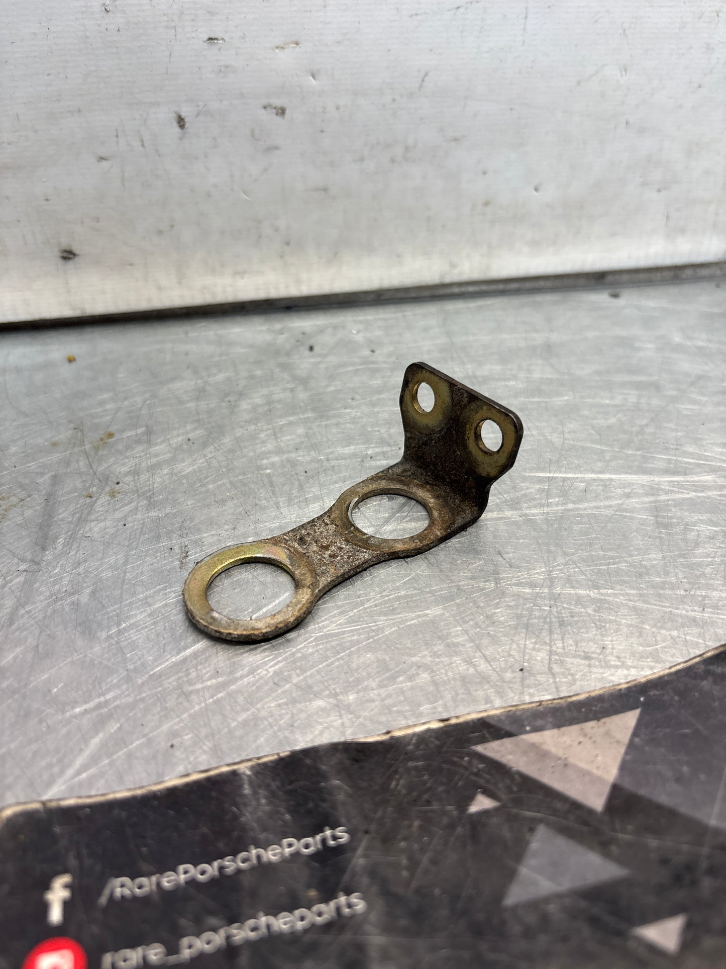 Porsche 944 S2/ 968 oil cooler bracket, used 94420731502