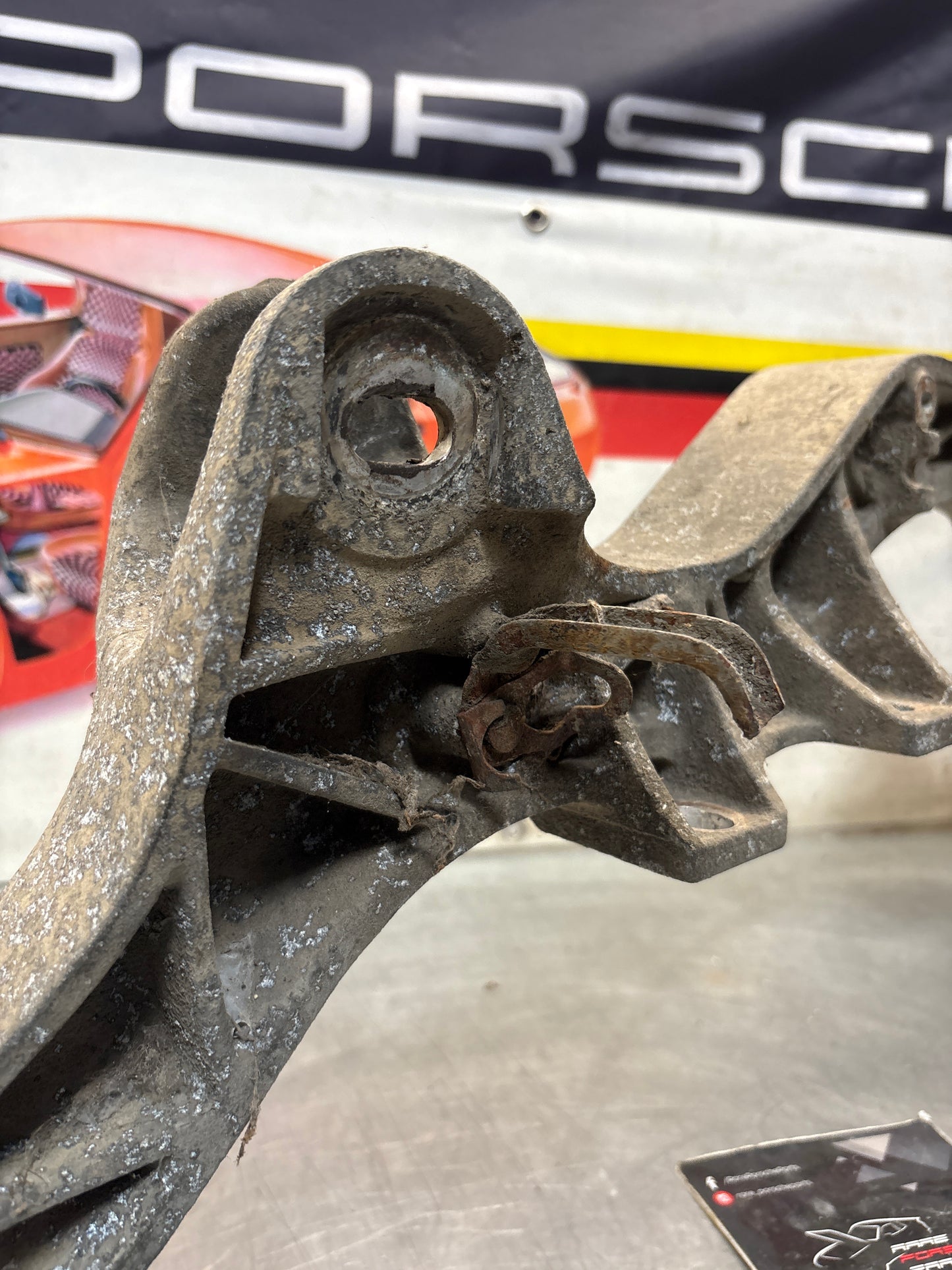 Porsche 928 rear gearbox subframe, used 92833113114