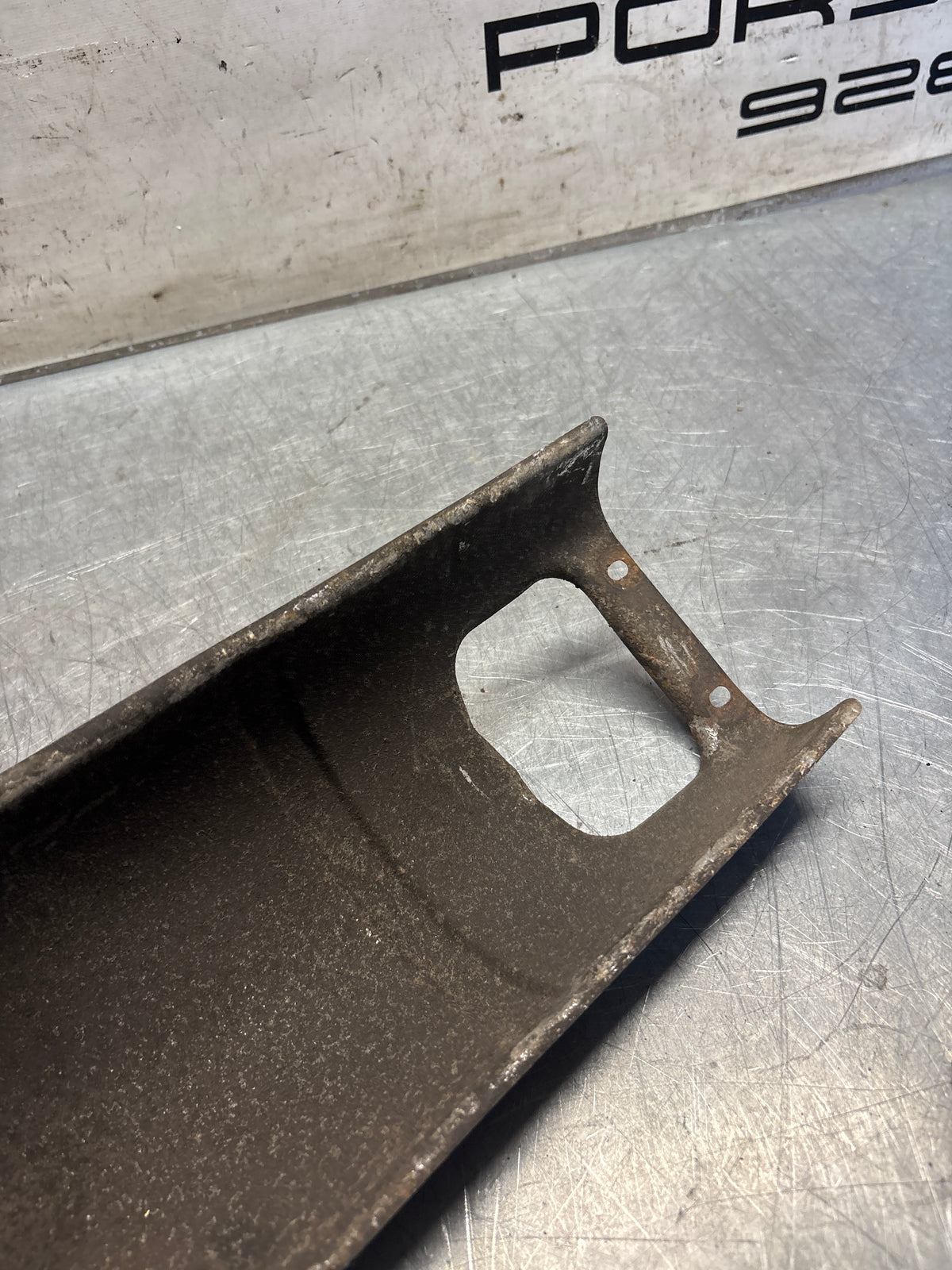 Porsche 928 heat protection plate, 92850449101, used