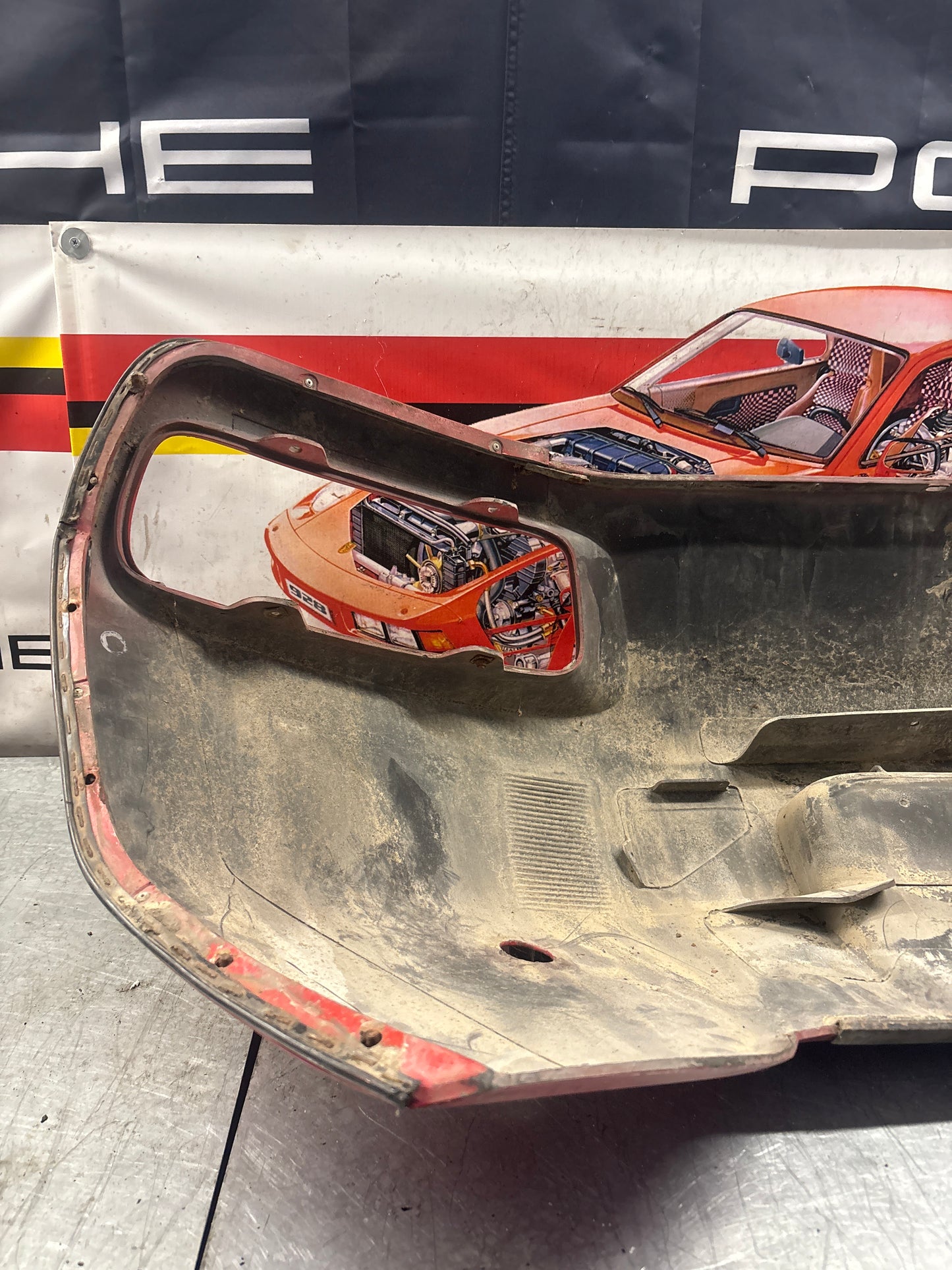 Porsche 928 rear bumper, used 928505023