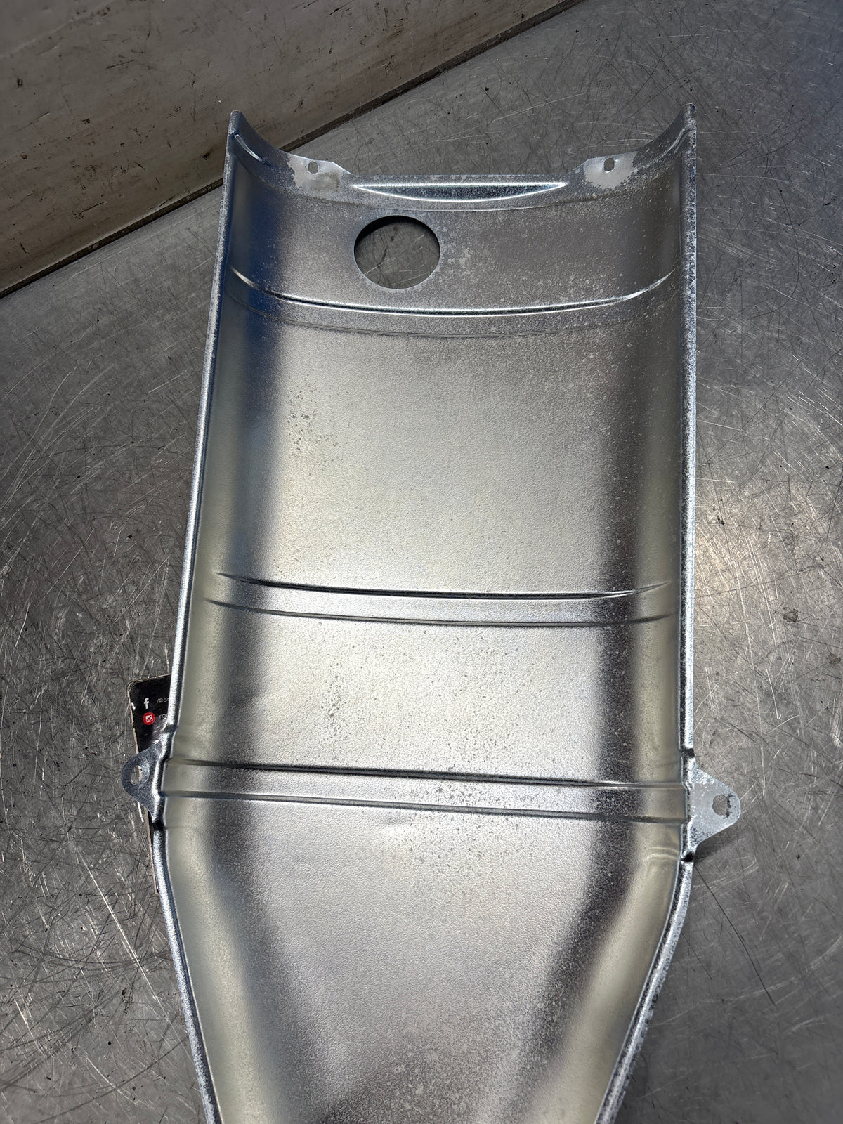 Porsche 928 heat protection plate, 92850449101, refurbished