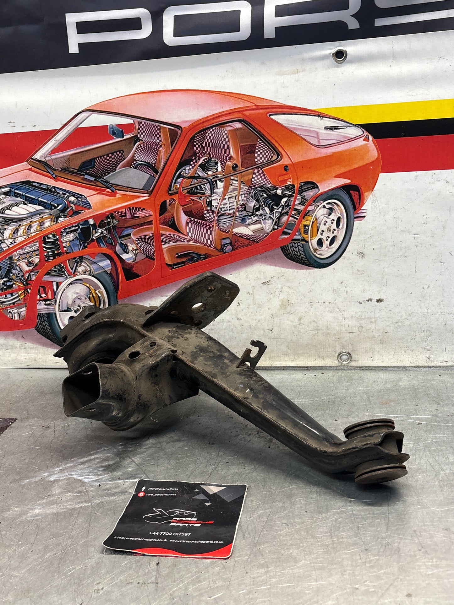 Porsche 924 944  -85.5 Rear right trailing arm,  used 94433102200