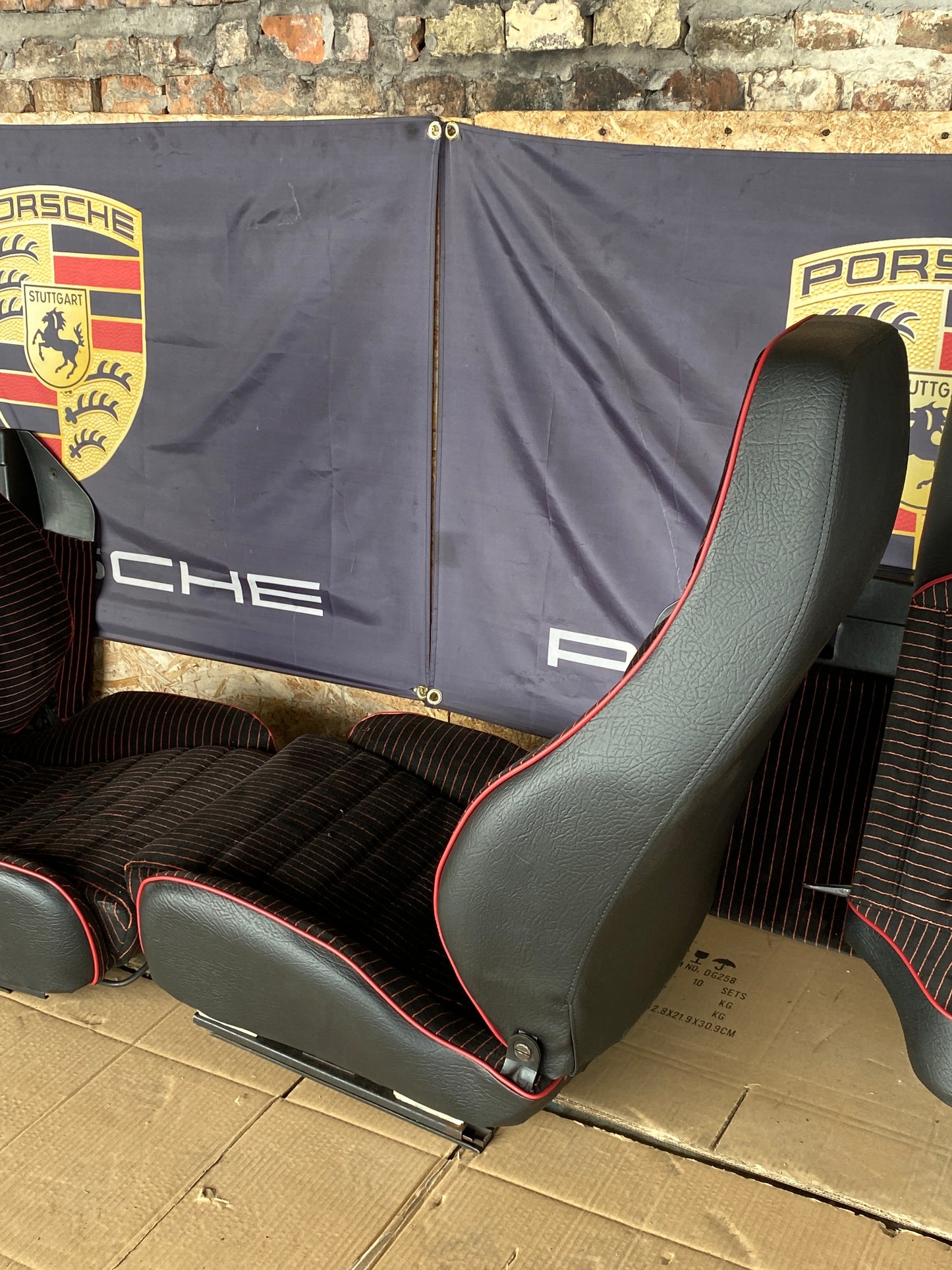 Porsche 924 Carrera GT Seat set with door cards, refurbished