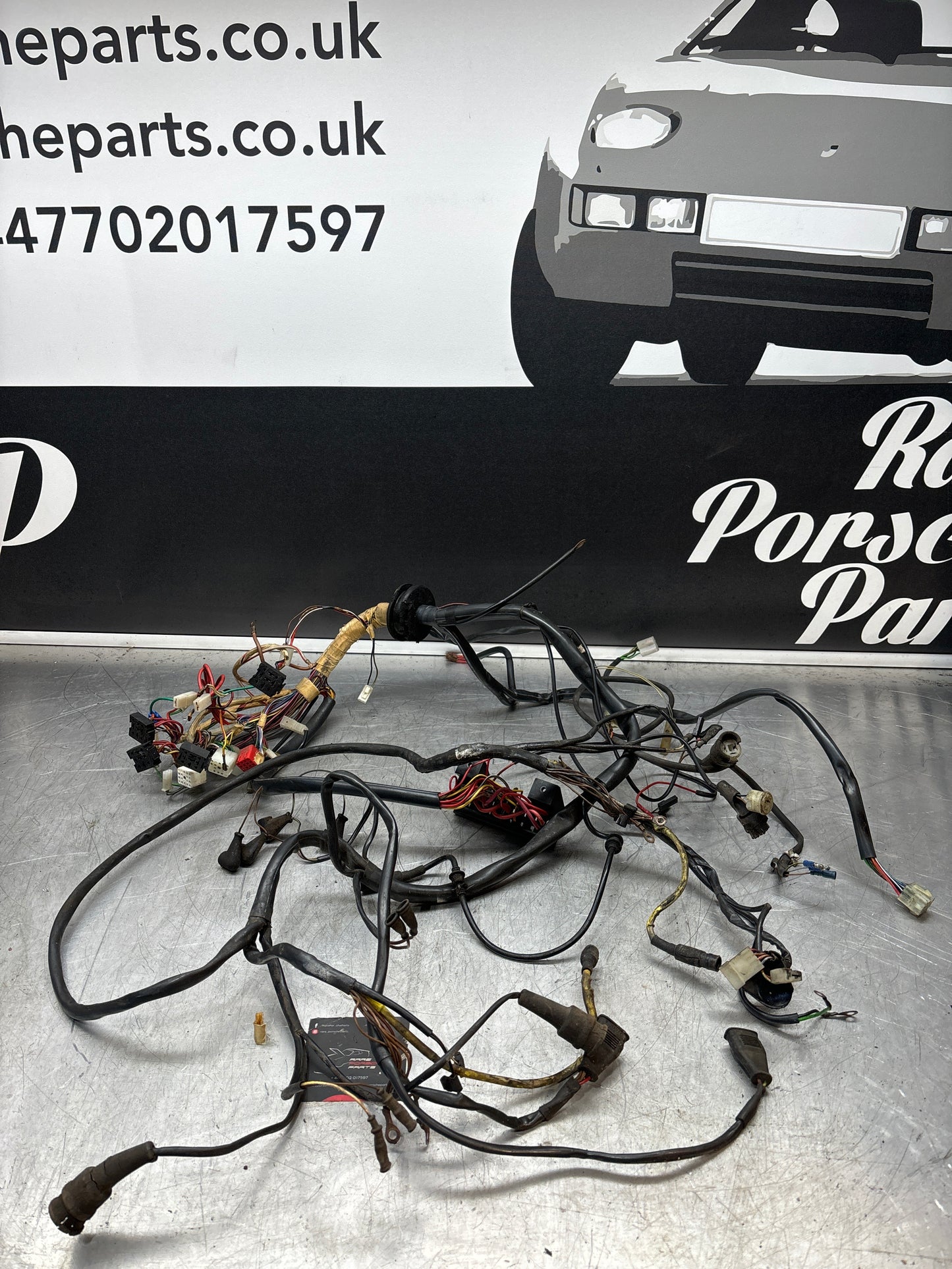 Porsche 944 1985 square dash engine bay wiring loom , used