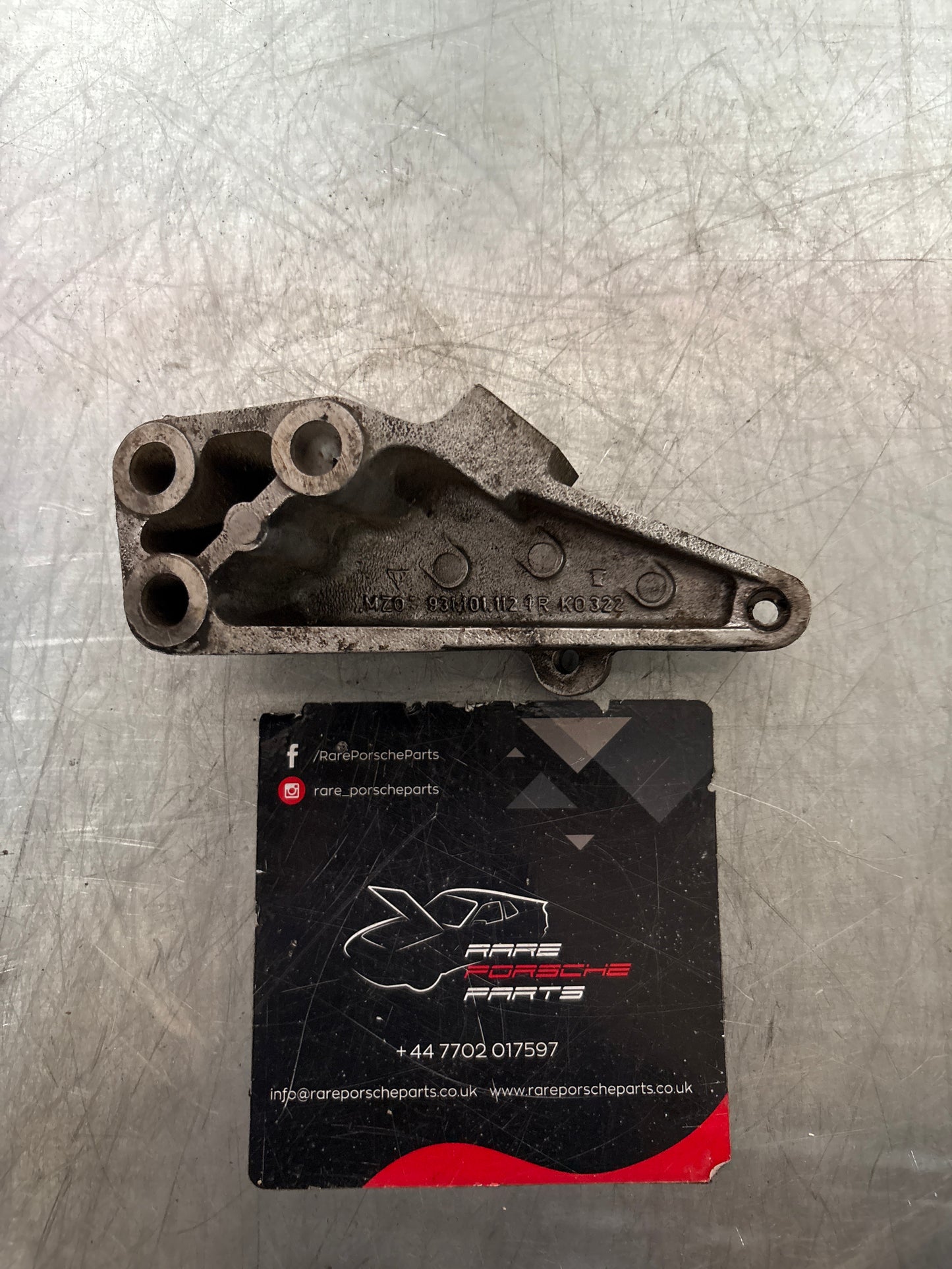 Porsche 924 Turbo engine bracket, used 9311011121R