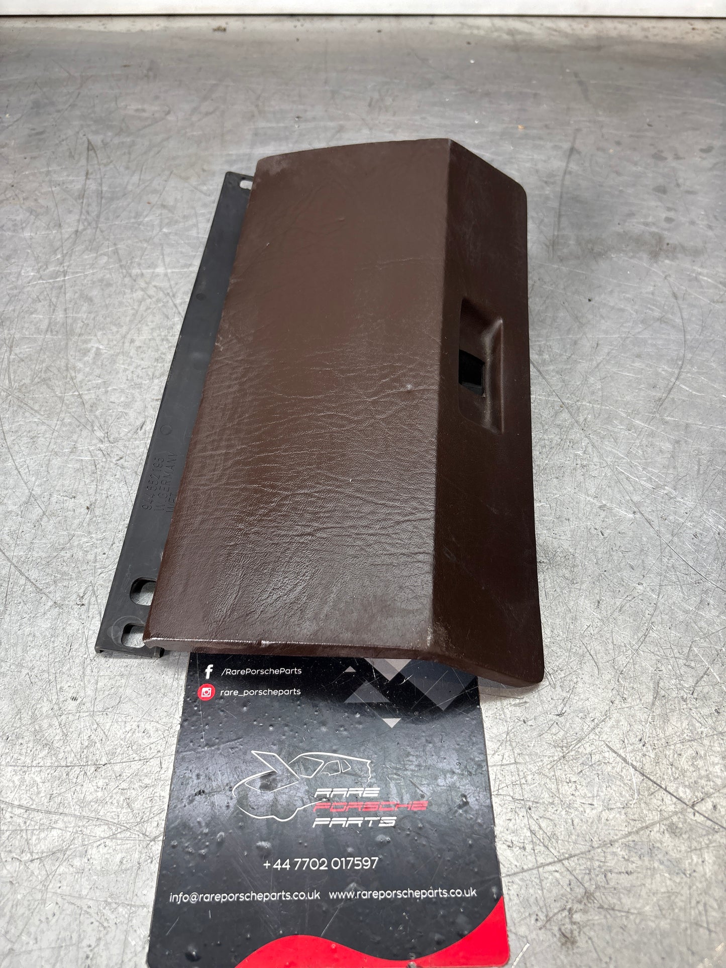Porsche 924 944 brown glovebox lid, used 477857123