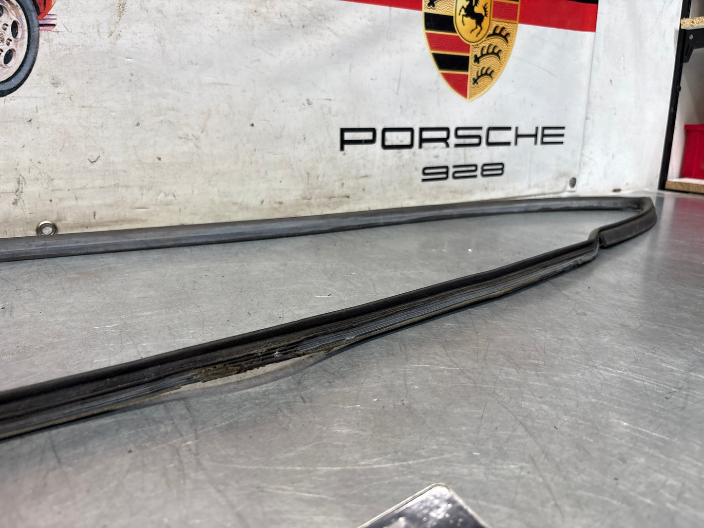 Porsche 924 / 944 right door seal, used 94453709200