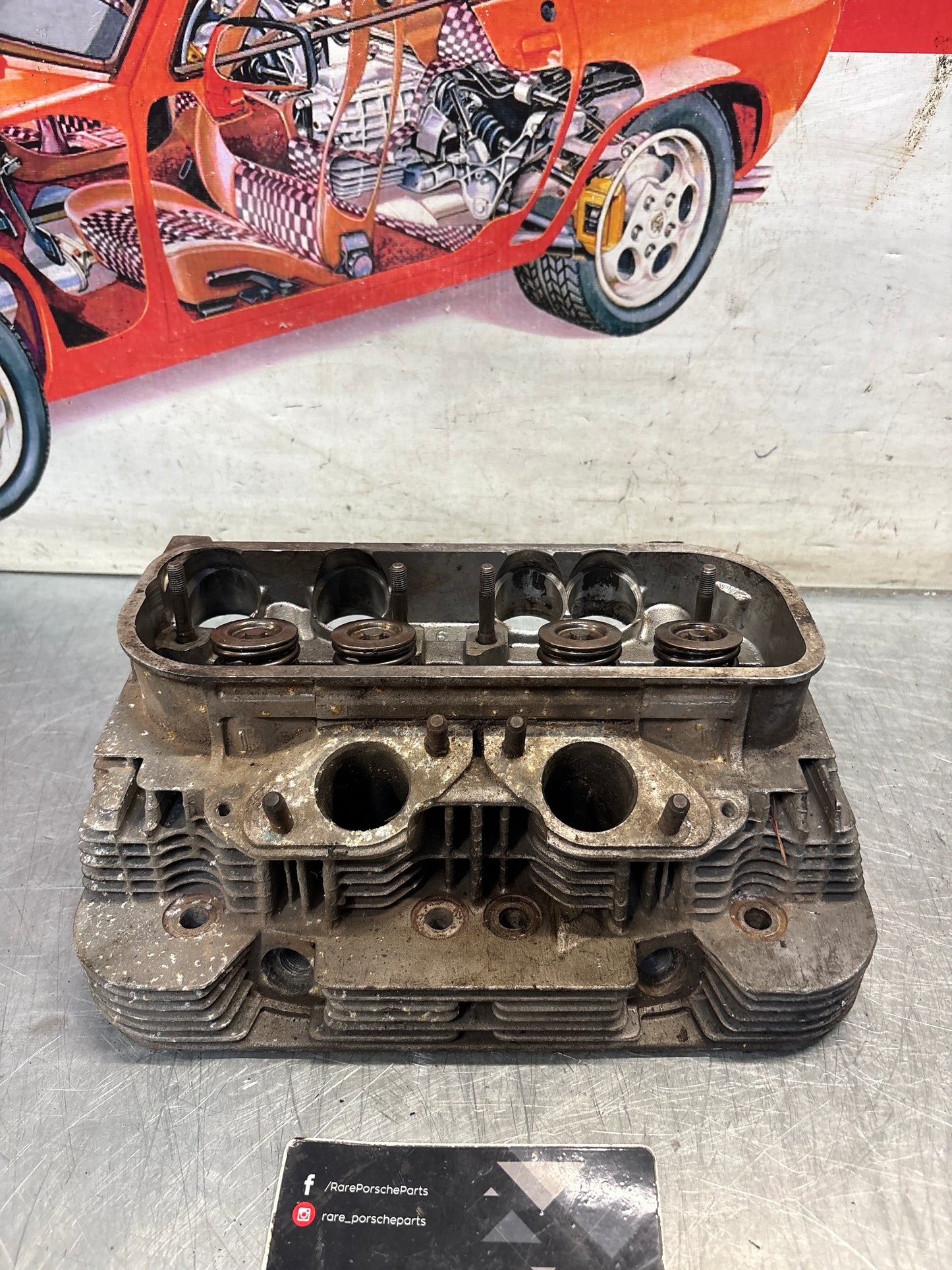 Porsche 914, cylinder head, used 022101372