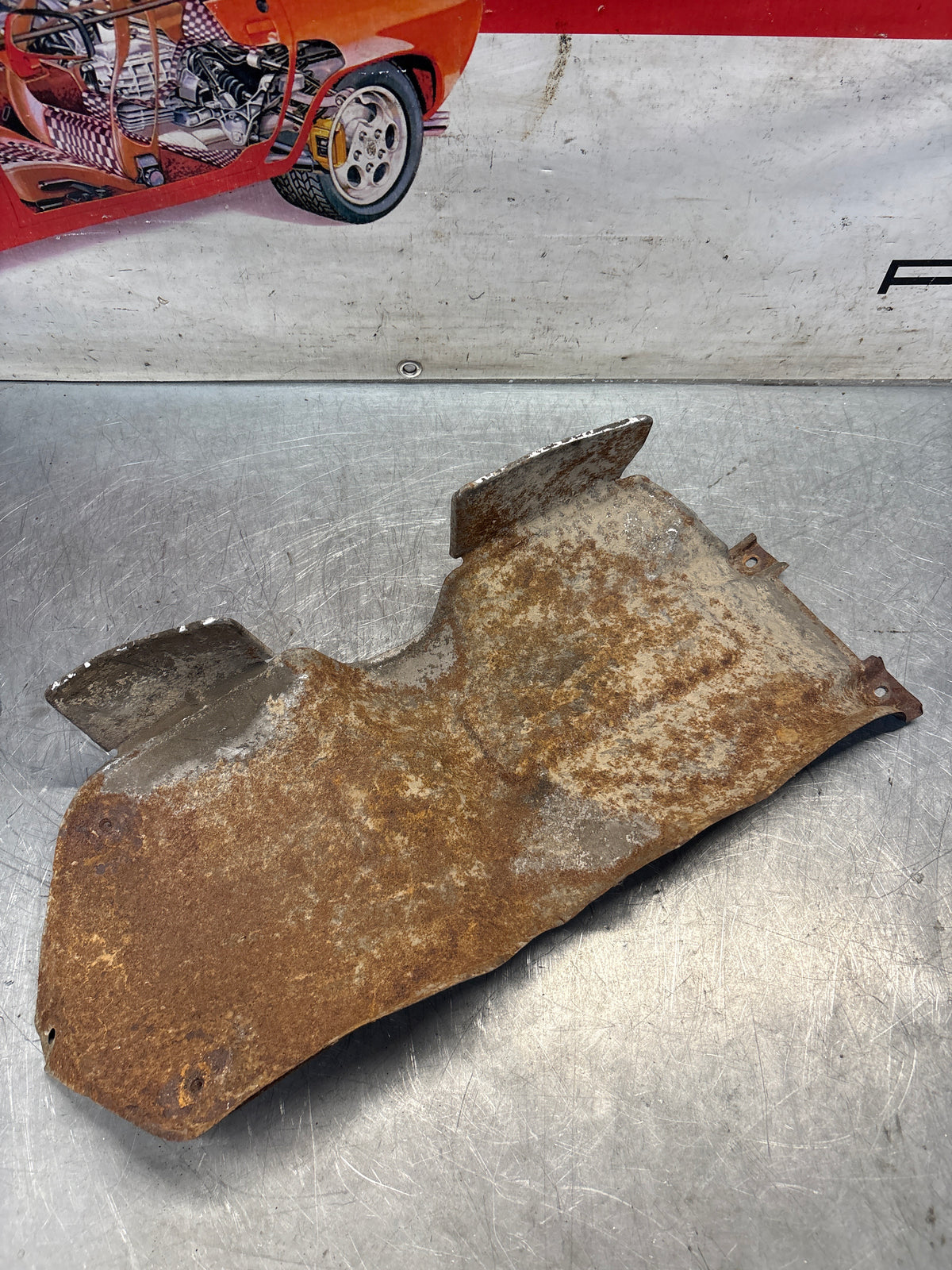 Porsche 924 924S 944 2.5 N/A exhaust heat shield 94450313900 used