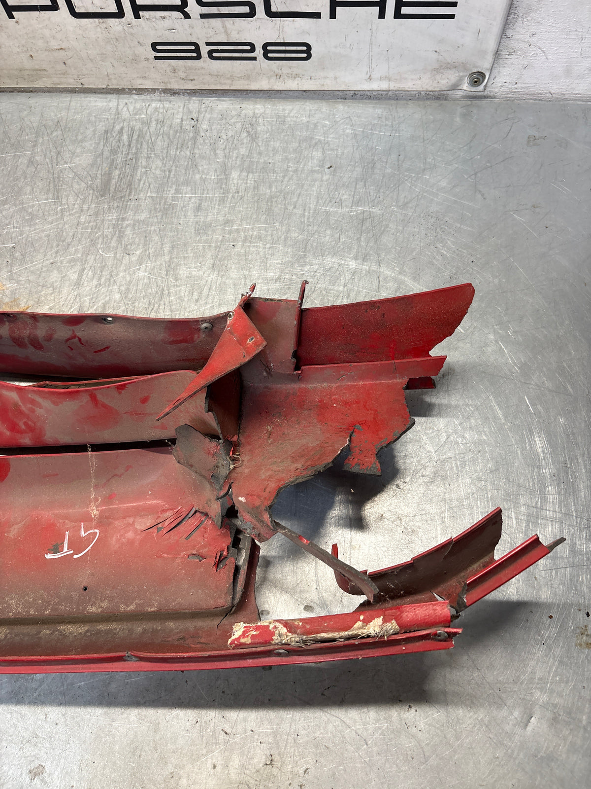 Porsche 924 Carrera GT bumper, for spares or repair 93750302102