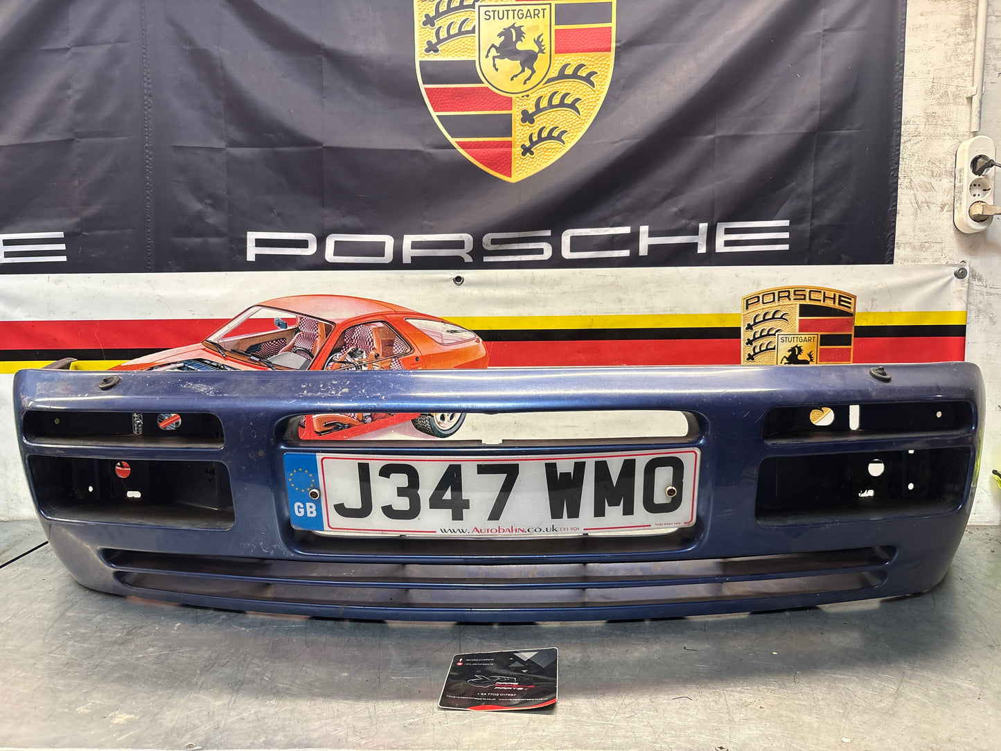 Porsche 944 S2 / Late turbo front bumper, used condition 95150537100