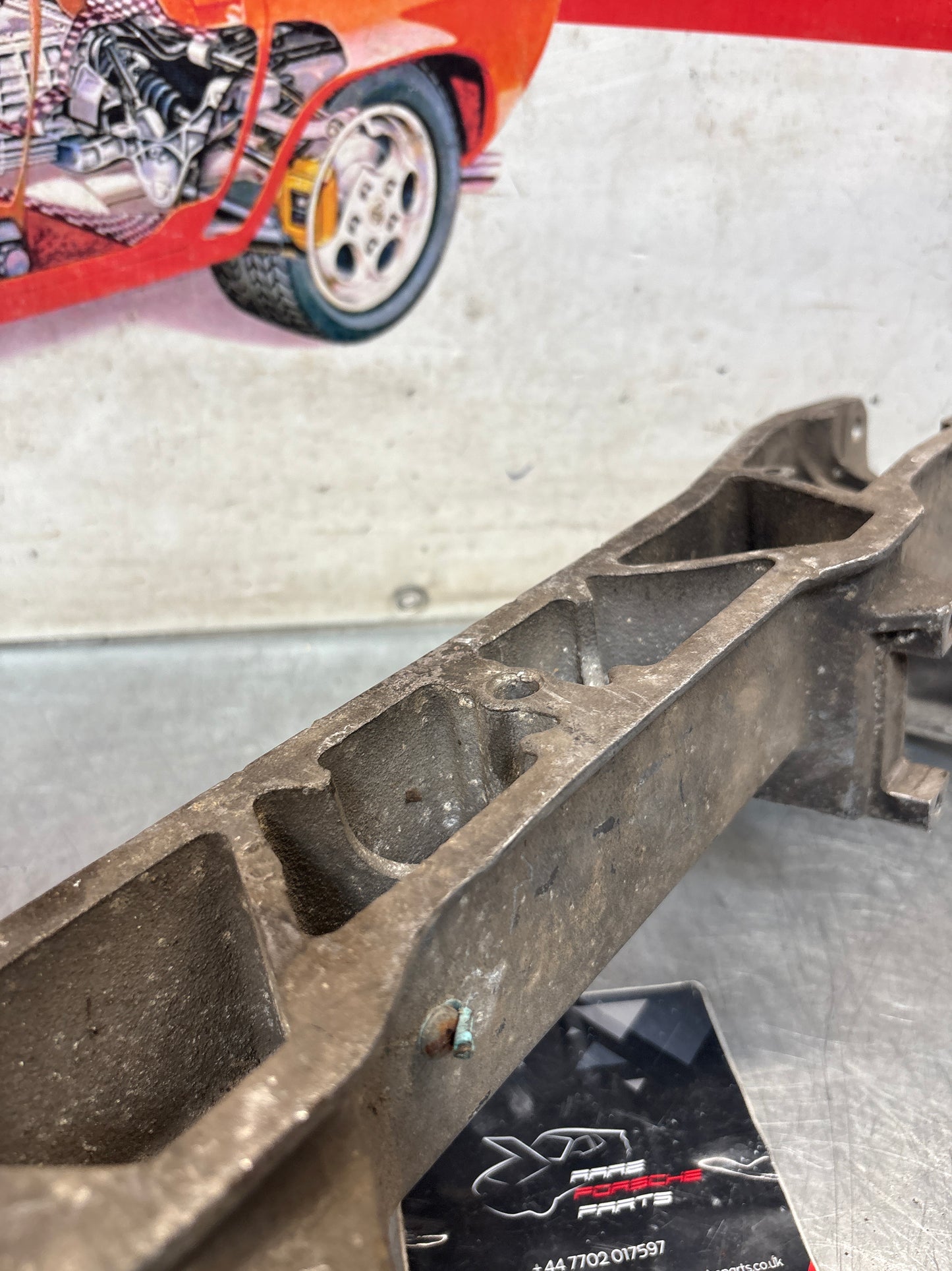 Porsche 944 Engine subframe bracket, used 94434110301