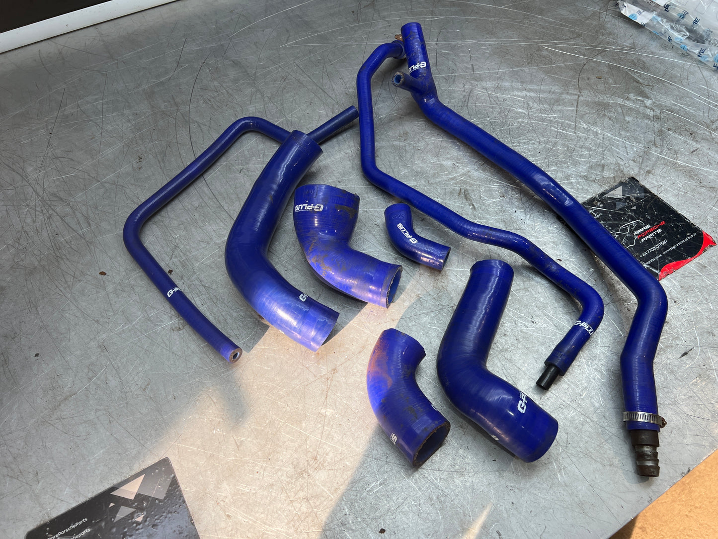 Porsche 944 2.5 / 2.7 aftermarket silicone coolant hoses incomplete set used