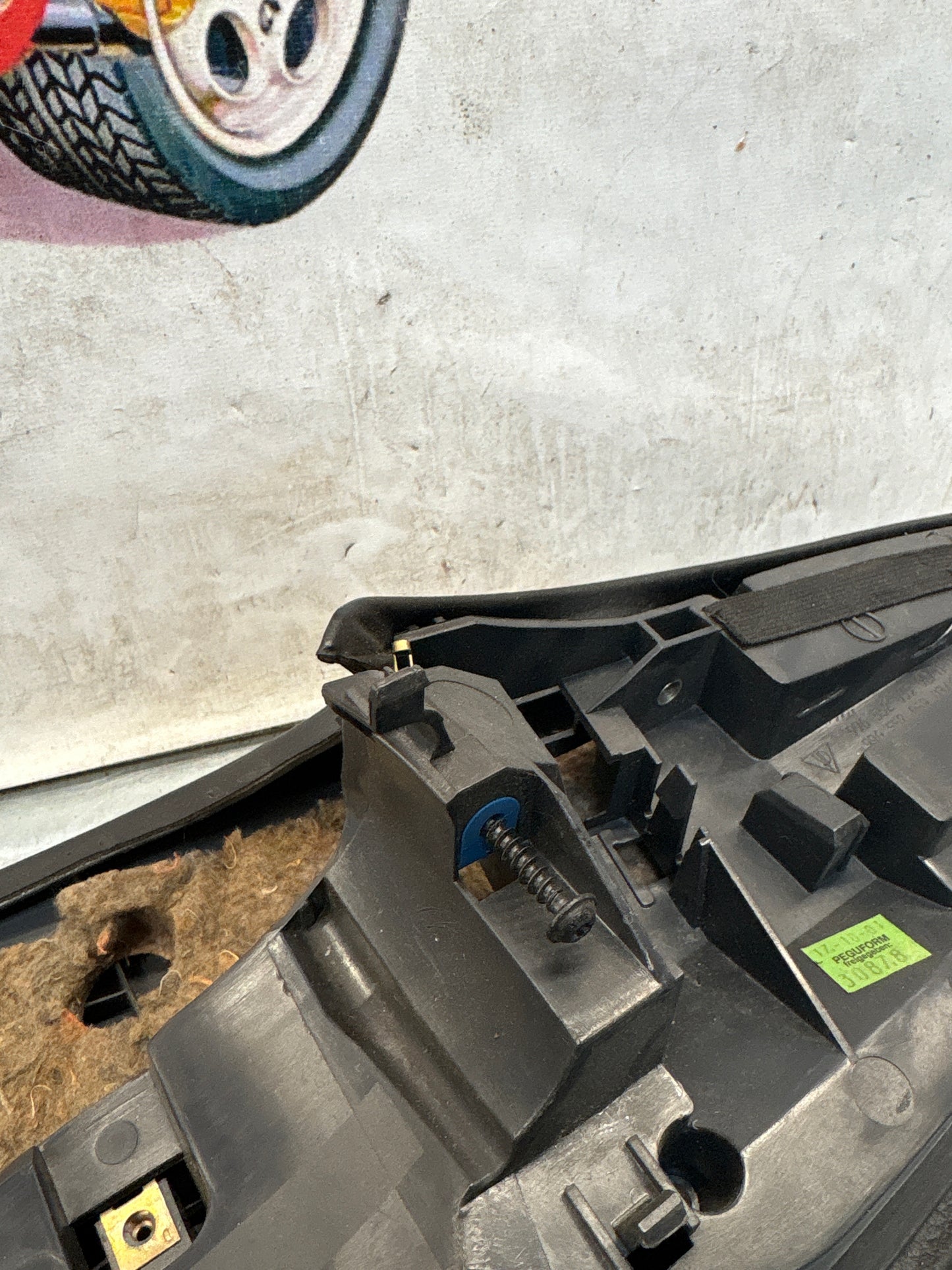 Porsche 911 996 dasboard cluster trim, used, black 99655205902